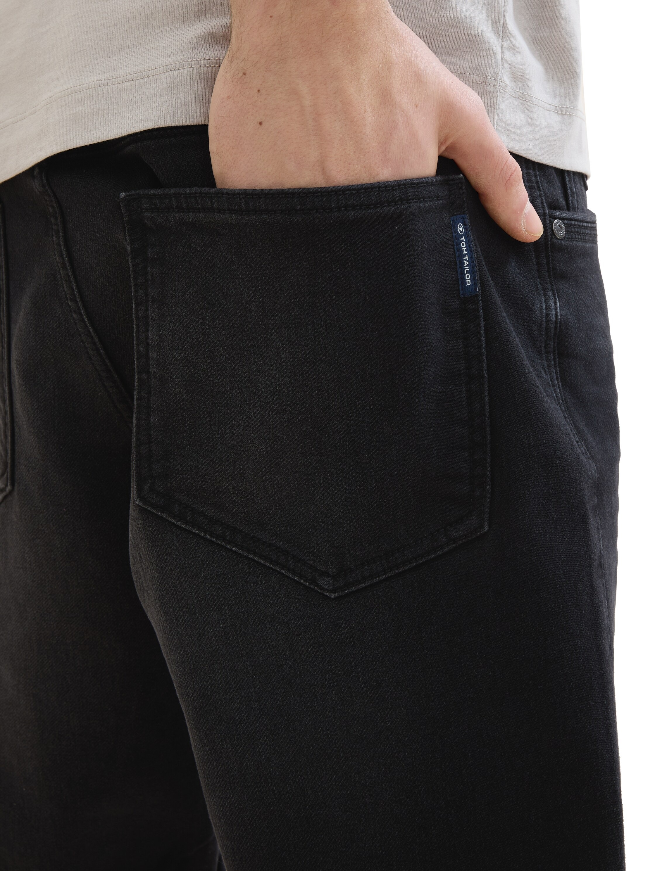 TOM TAILOR Jeansbermudas "JOSH", mit Markenlabel günstig online kaufen