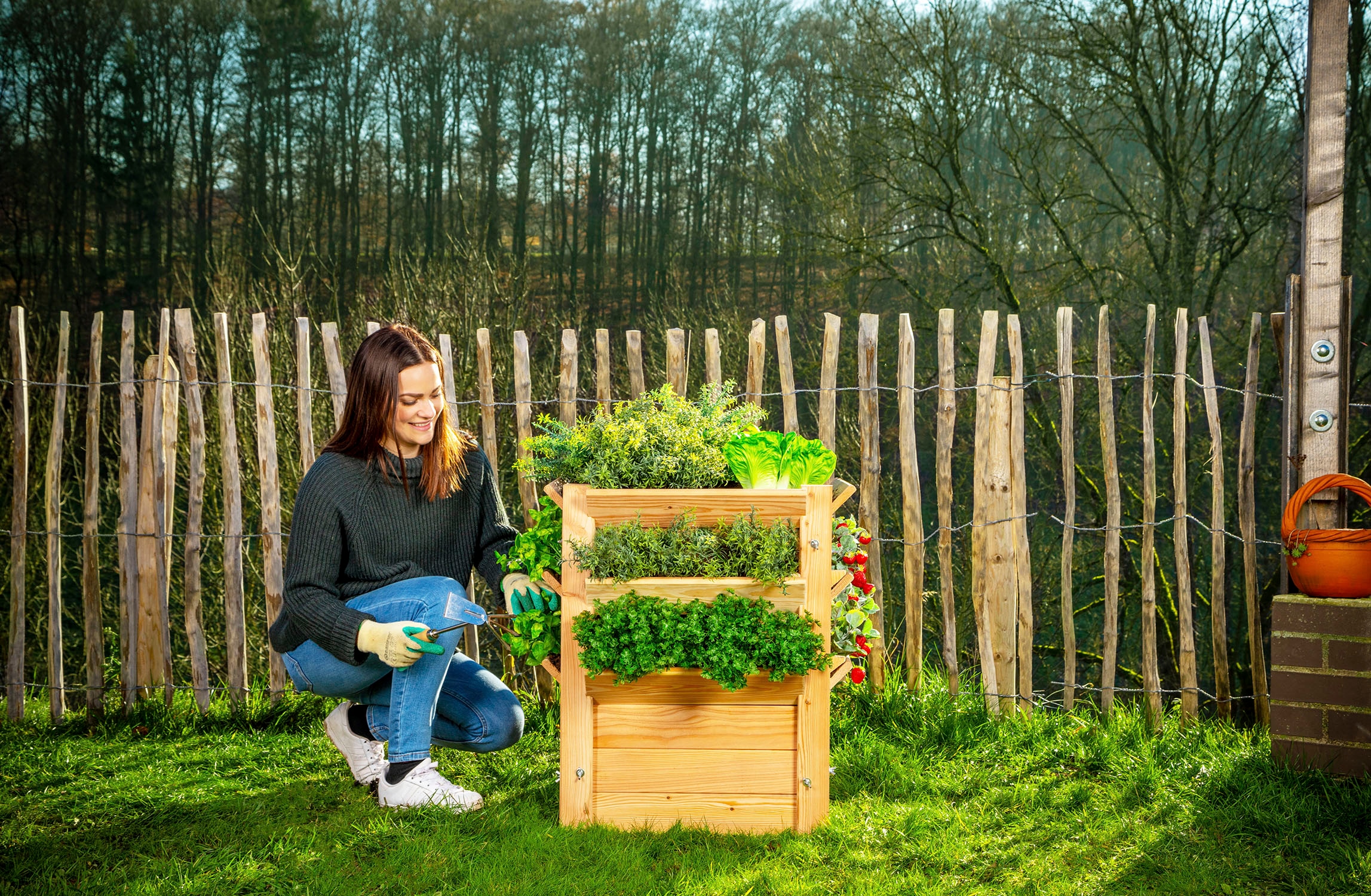 WESTMANN Hochbeet »Premium L«, 250 l, BxTxH: 64x65x73 cm