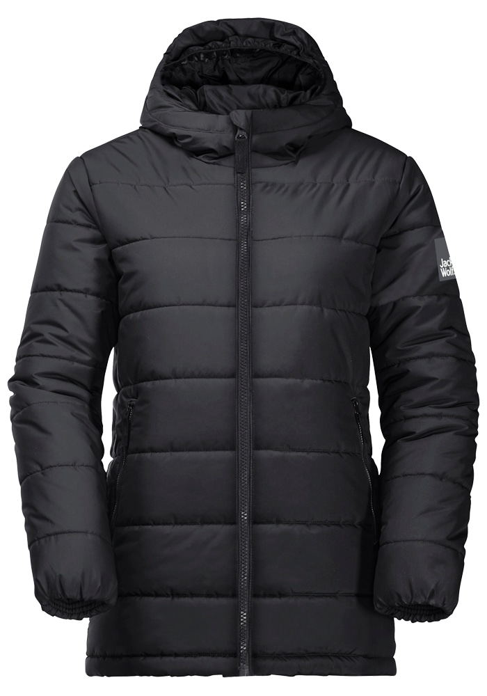 Jack Wolfskin Winterjacke »SPIRIT INS LONG JACKET Y«, mit Kapuze