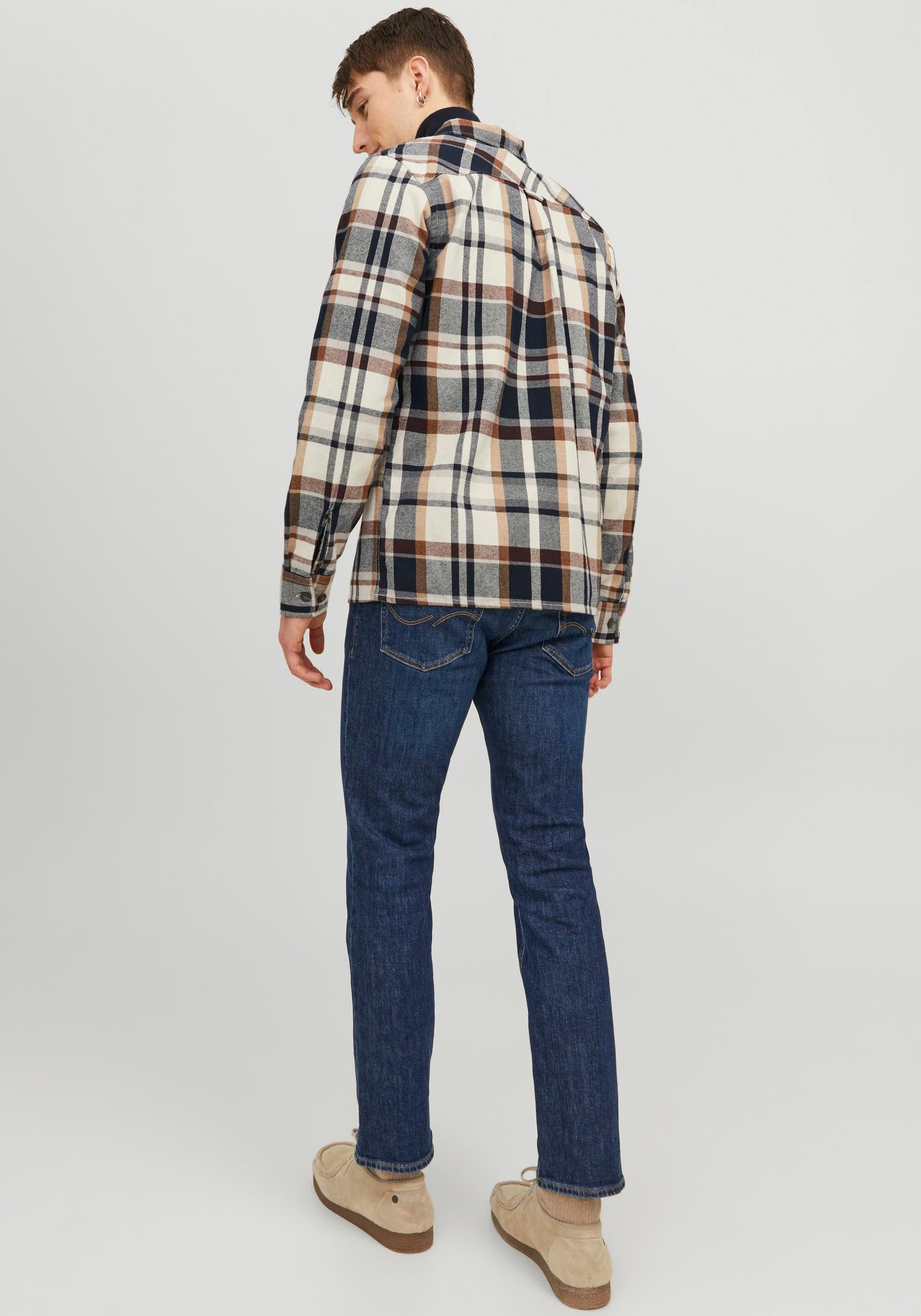 Jack & Jones Langarmhemd "JJEEDDIE OVERSHIRT LS NOOS" günstig online kaufen