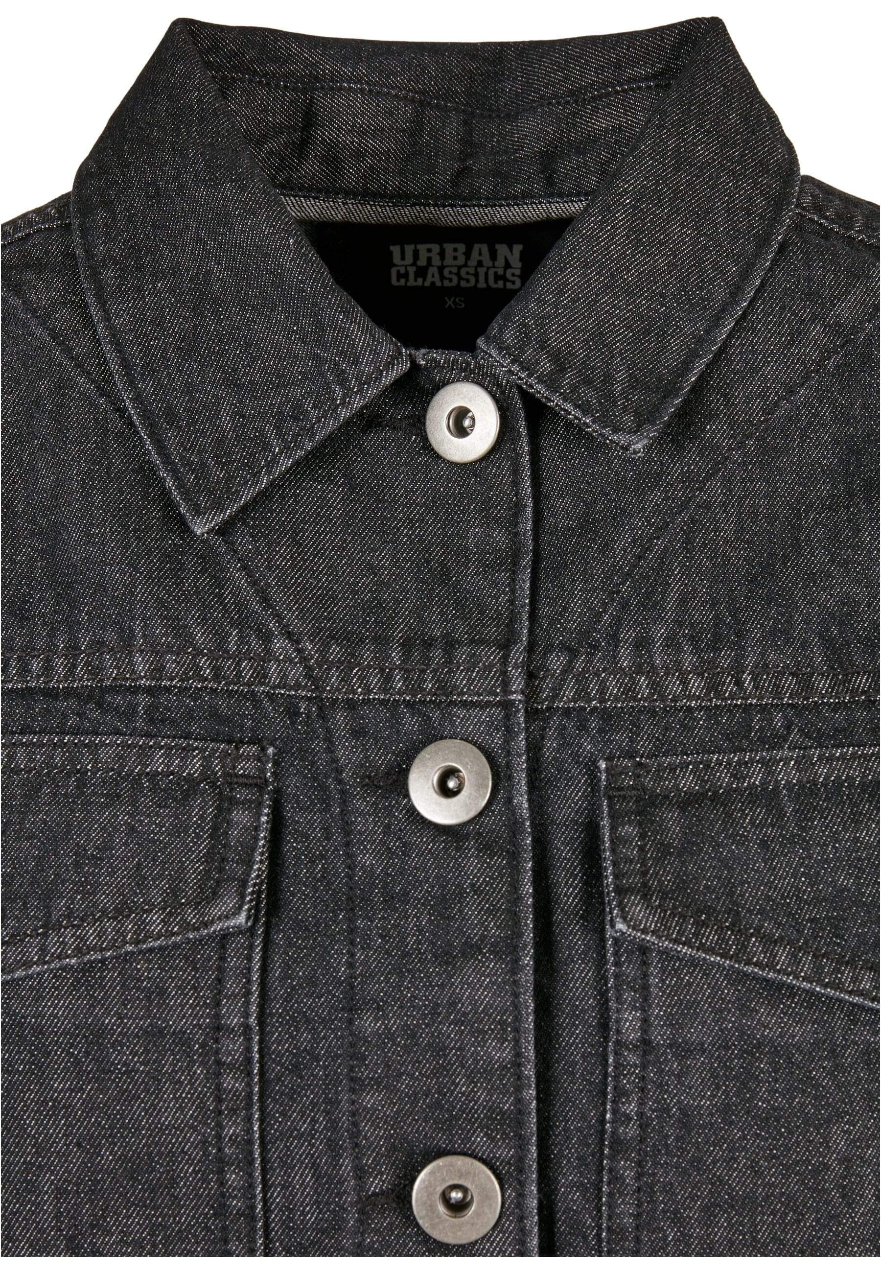URBAN CLASSICS Allwetterjacke »Urban Classics Damen Ladies Short Oversized Denim Jacket«, (1 St.), ohne Kapuze