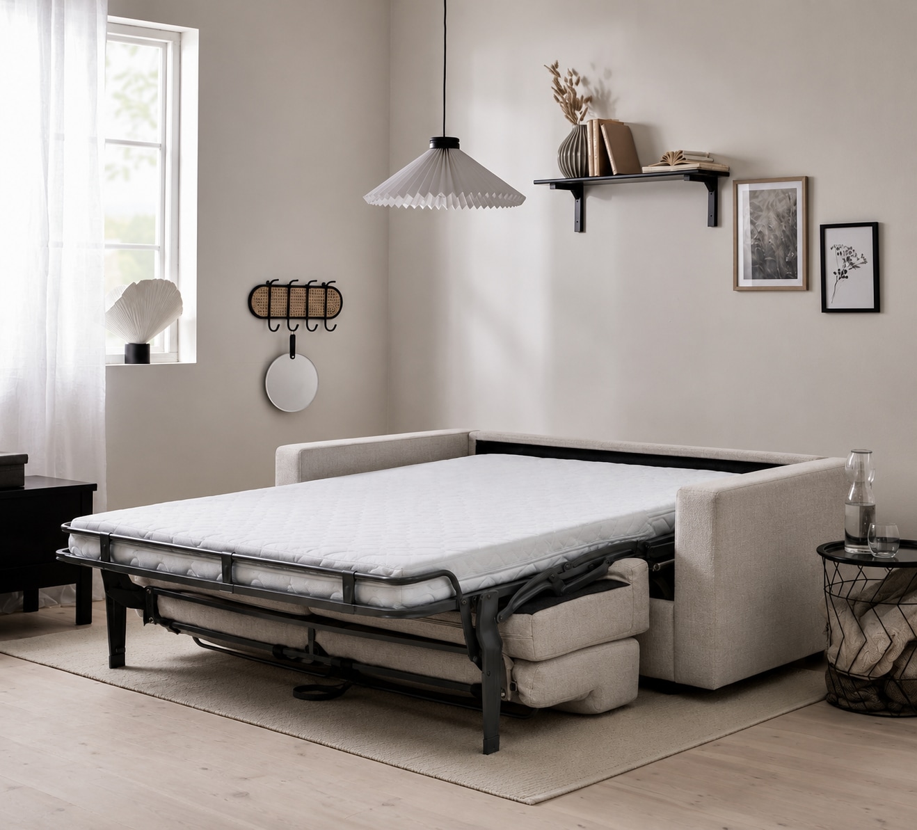 OTTO home Schlafsofa »Perrick, Schlaf-Couch, Breite Liegefl. 140 oder 160x200 cm« Sofa und Bett in einem, Bonell- oder Taschenferderkern, FSC®