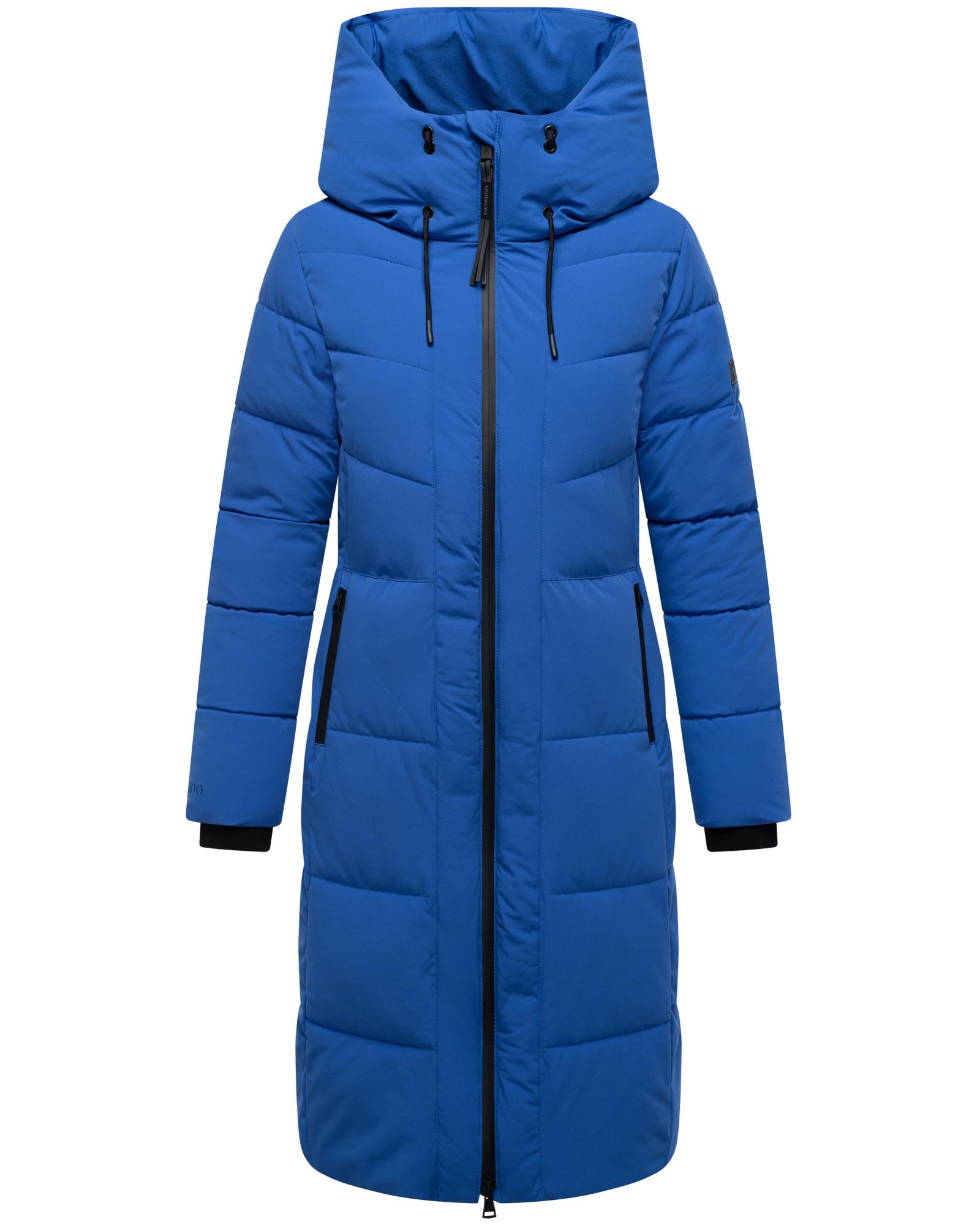 Navahoo Steppmantel "Schokokuss XIV" Warmer Damen gesteppter Wintermantel mit Kapuze