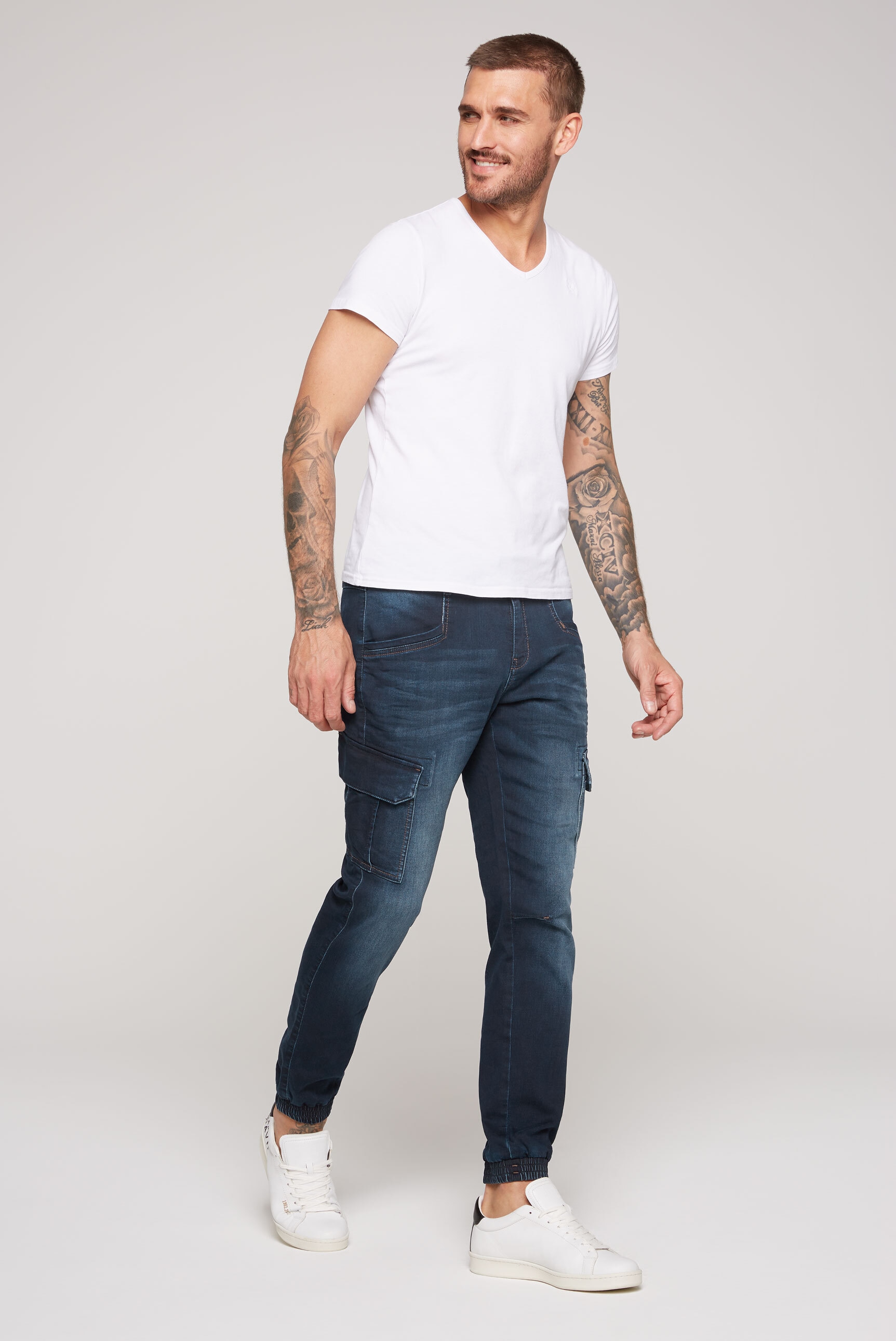 CAMP DAVID Regular-fit-Jeans, mit hoher Leibhöhe