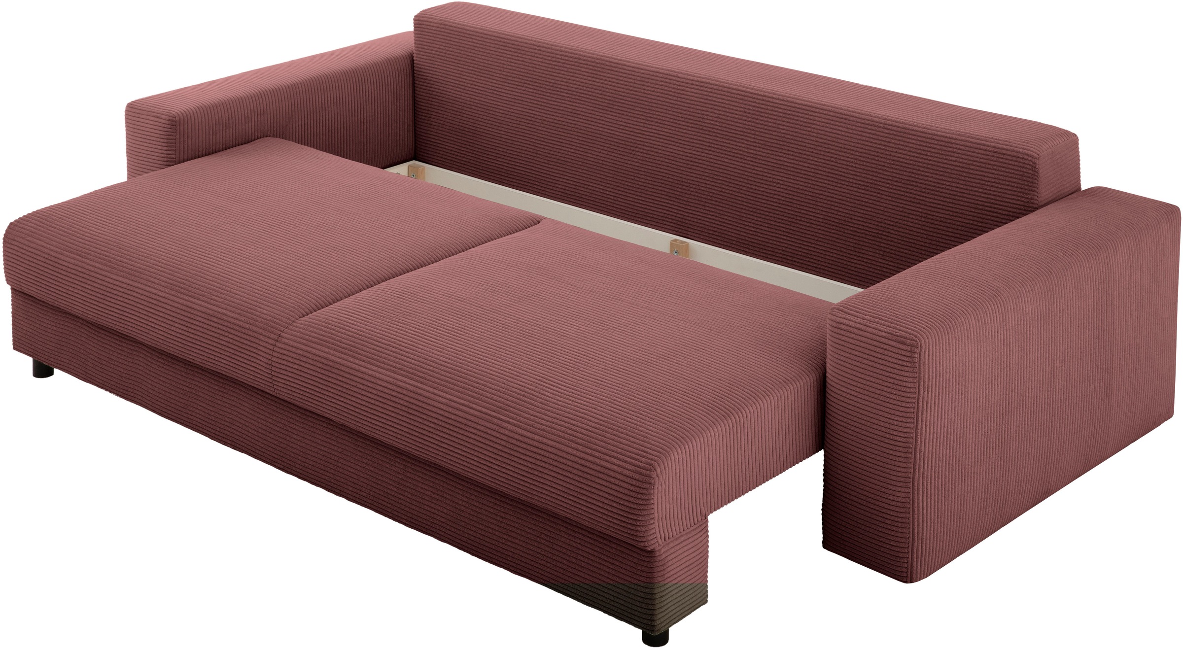 LeGer Home by Lena Gercke Schlafsofa »Imoga, Polster mit Schlaffunktion, 3-Sitzer Sofa, Couch mit Bettkasten«, in modernen Farben und Stoffen, Bettfunktion, Liegefläche: 200x150 cm