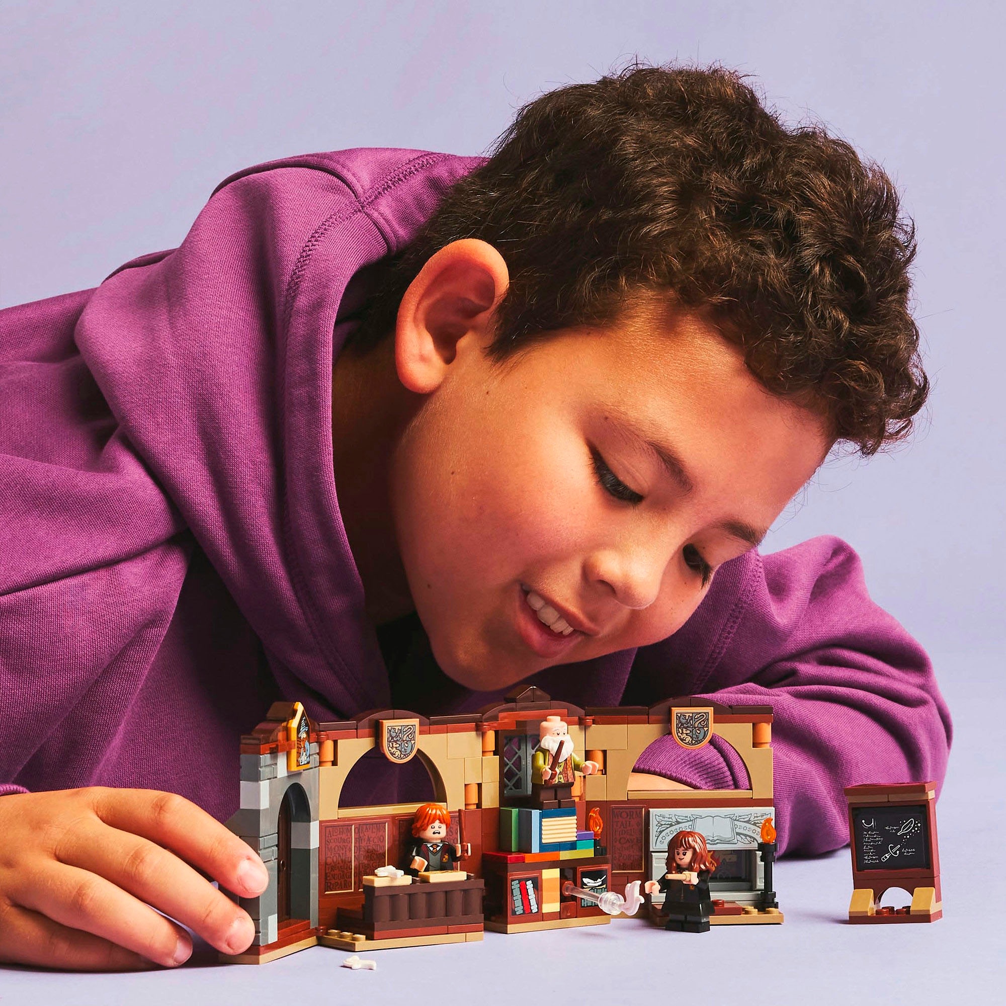 LEGO® Konstruktionsspielsteine »Schloss Hogwarts™: Zauberkunstunterricht (76442), LEGO Harry Potter™«, (204 St.), Made in Europe