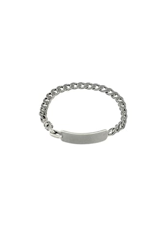 Route 925 Armband »THE CURB TAG«, Identy-Armband oxidiert, 4-fach diamantiert, 925/-... kaufen