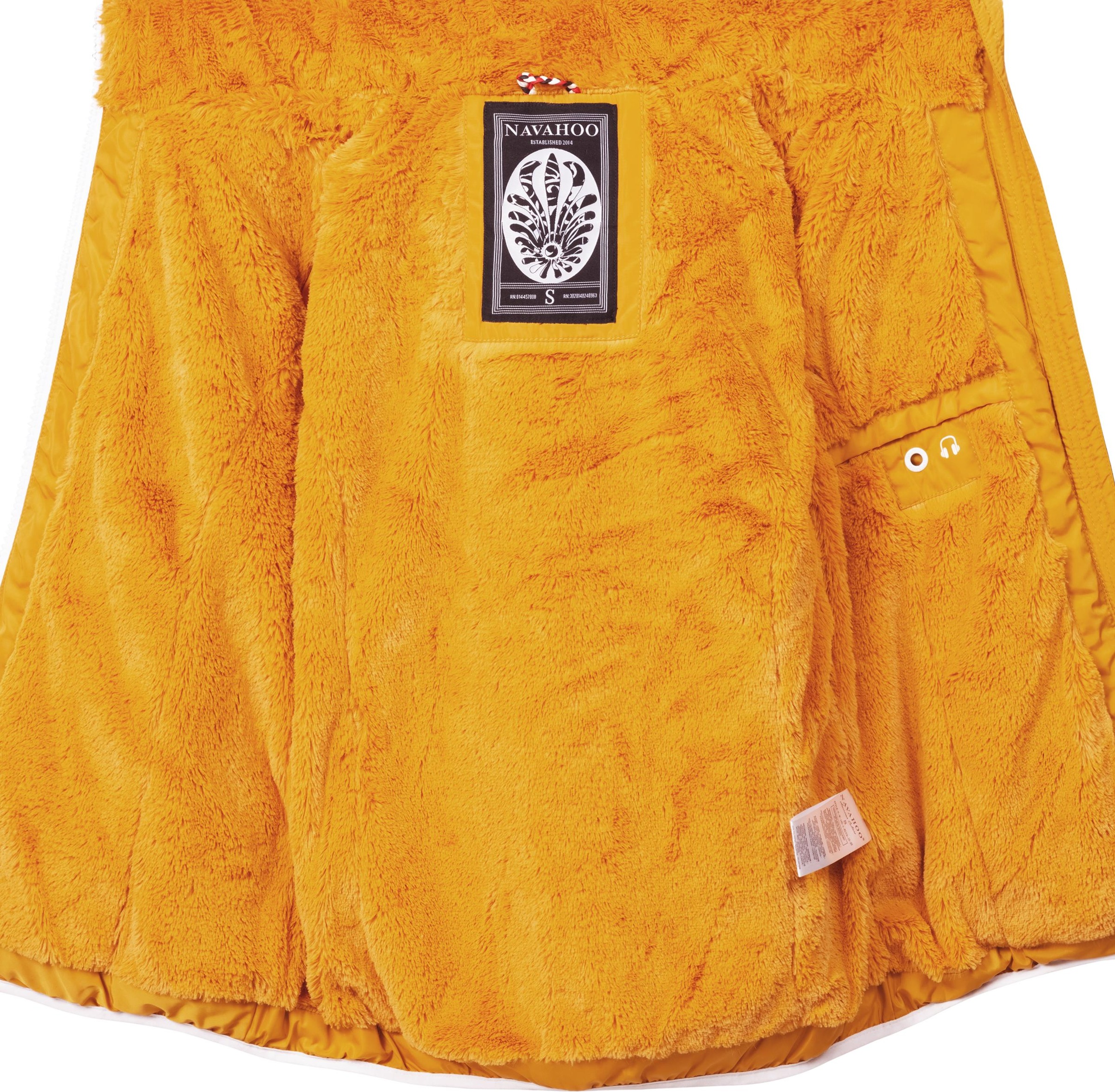 Navahoo Steppjacke »Elva«, mit Kapuze, stylische Damen Winterjacke mit Kapuze