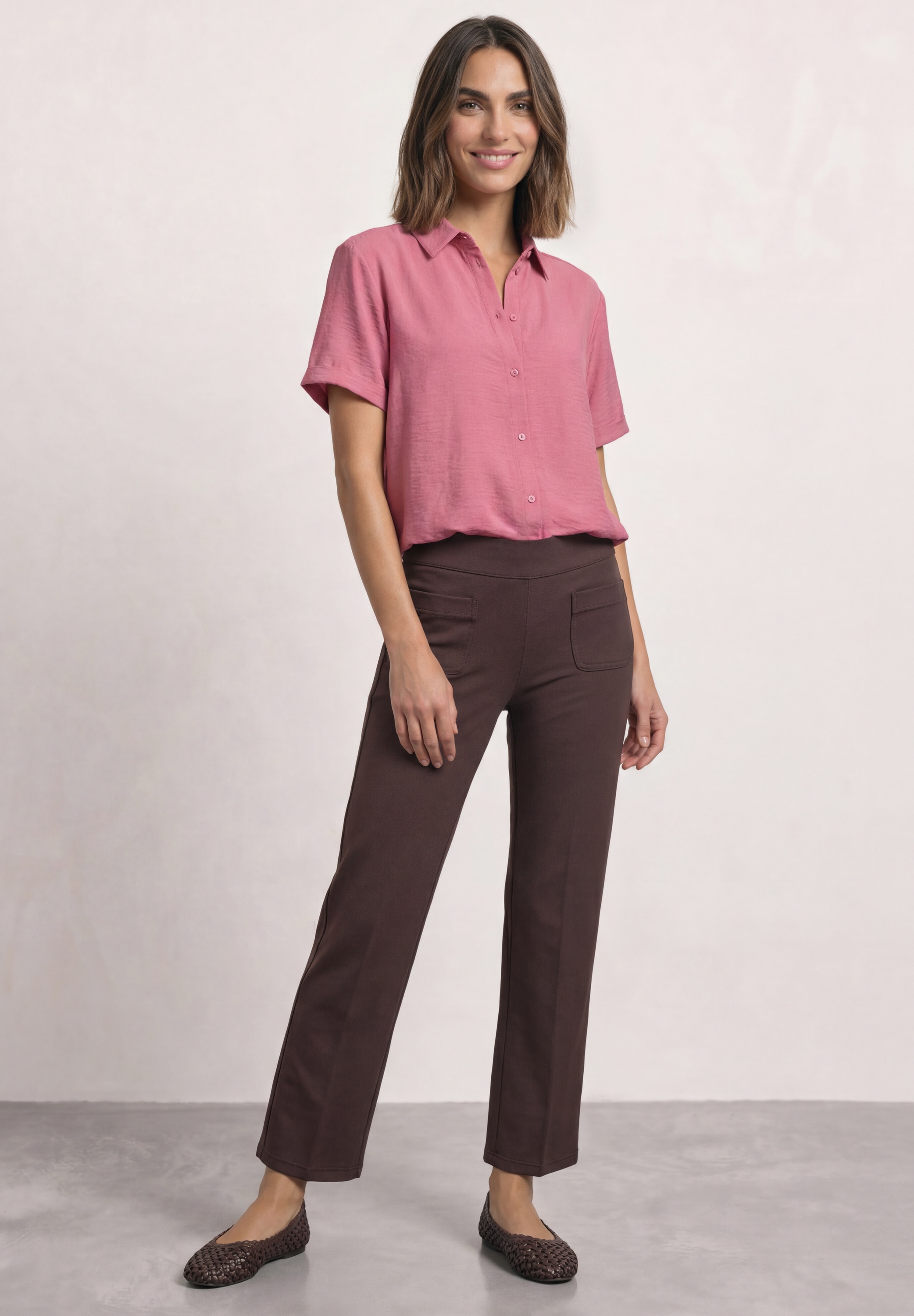 STREET ONE Jerseyhose  High Waist
