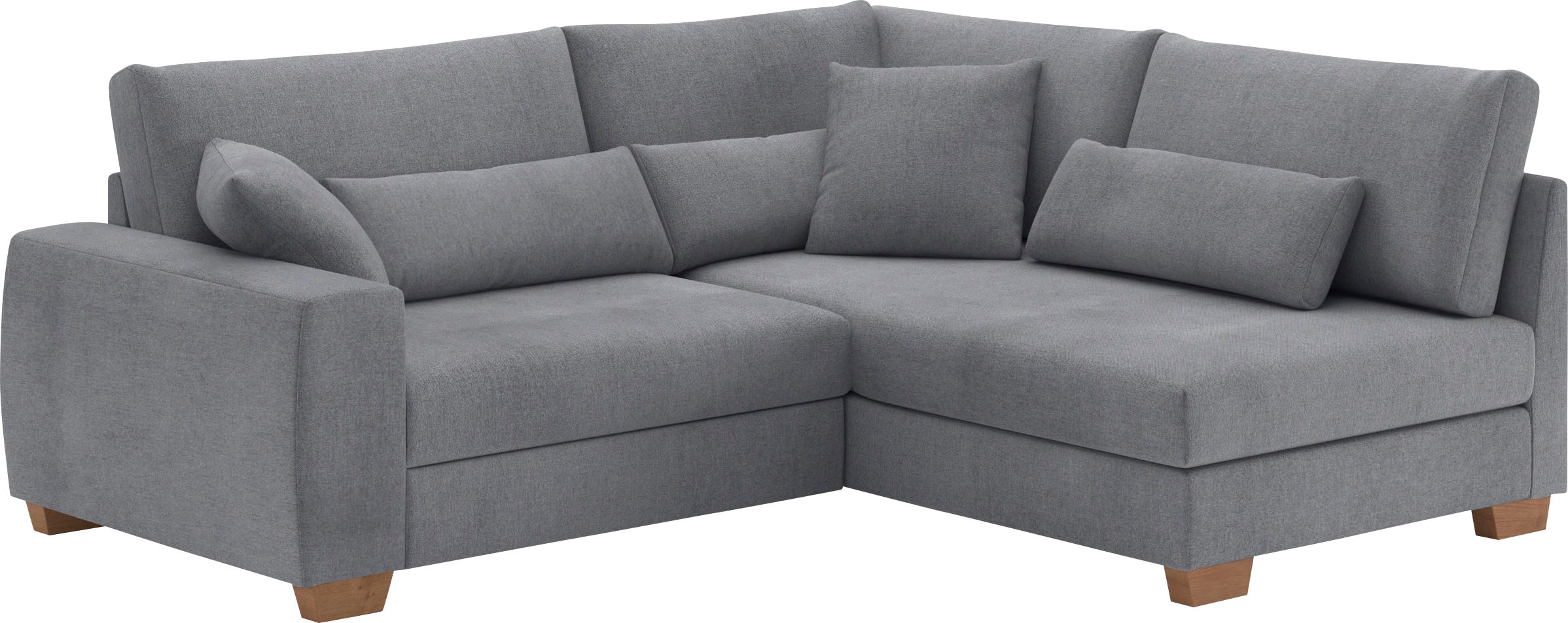 Mr. Couch Ecksofa »Helena L-Form«, Mit Federkern, wahlweise mit Bettfunktion und Taschenfederkern