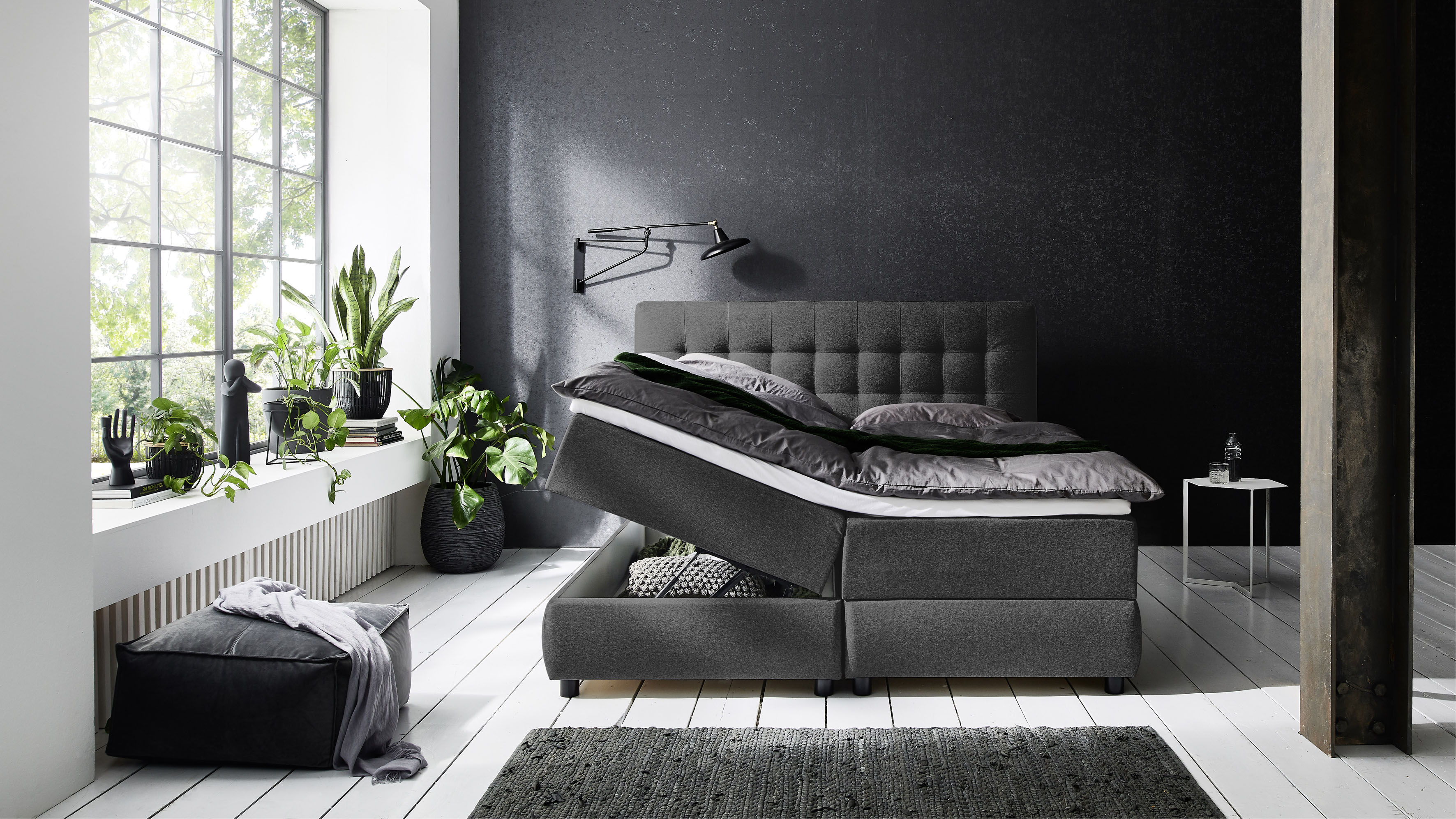 ATLANTIC home collection Boxbett "LILO" inkl. Bettkasten und Topper