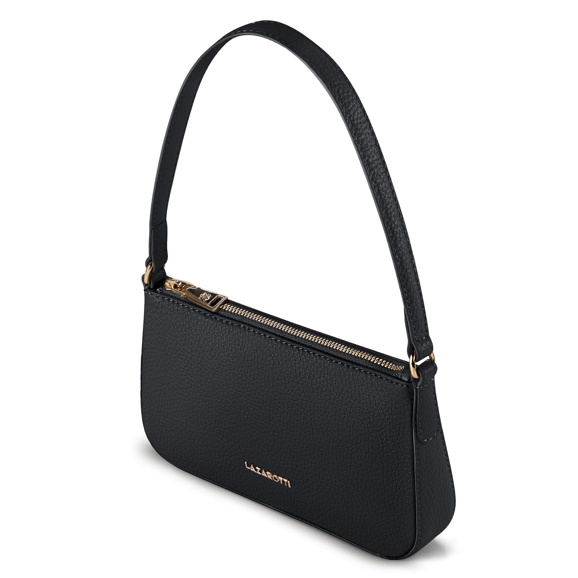 Lazarotti Schultertasche »Bologna Leather Pochette Schultertasche Leder 22 cm«