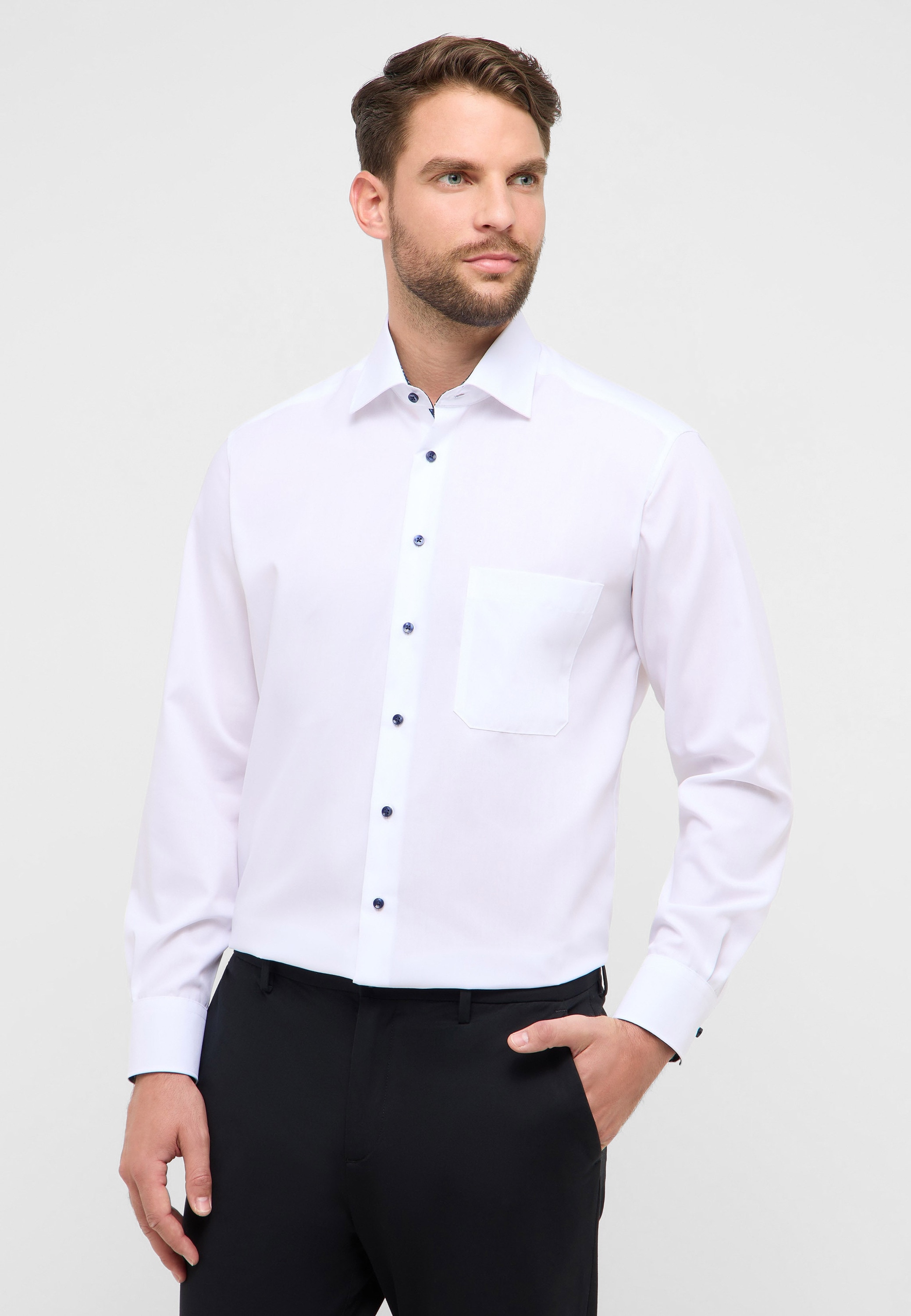 Eterna Langarmhemd "COMFORT FIT" NON IRON (bügelfrei) günstig online kaufen