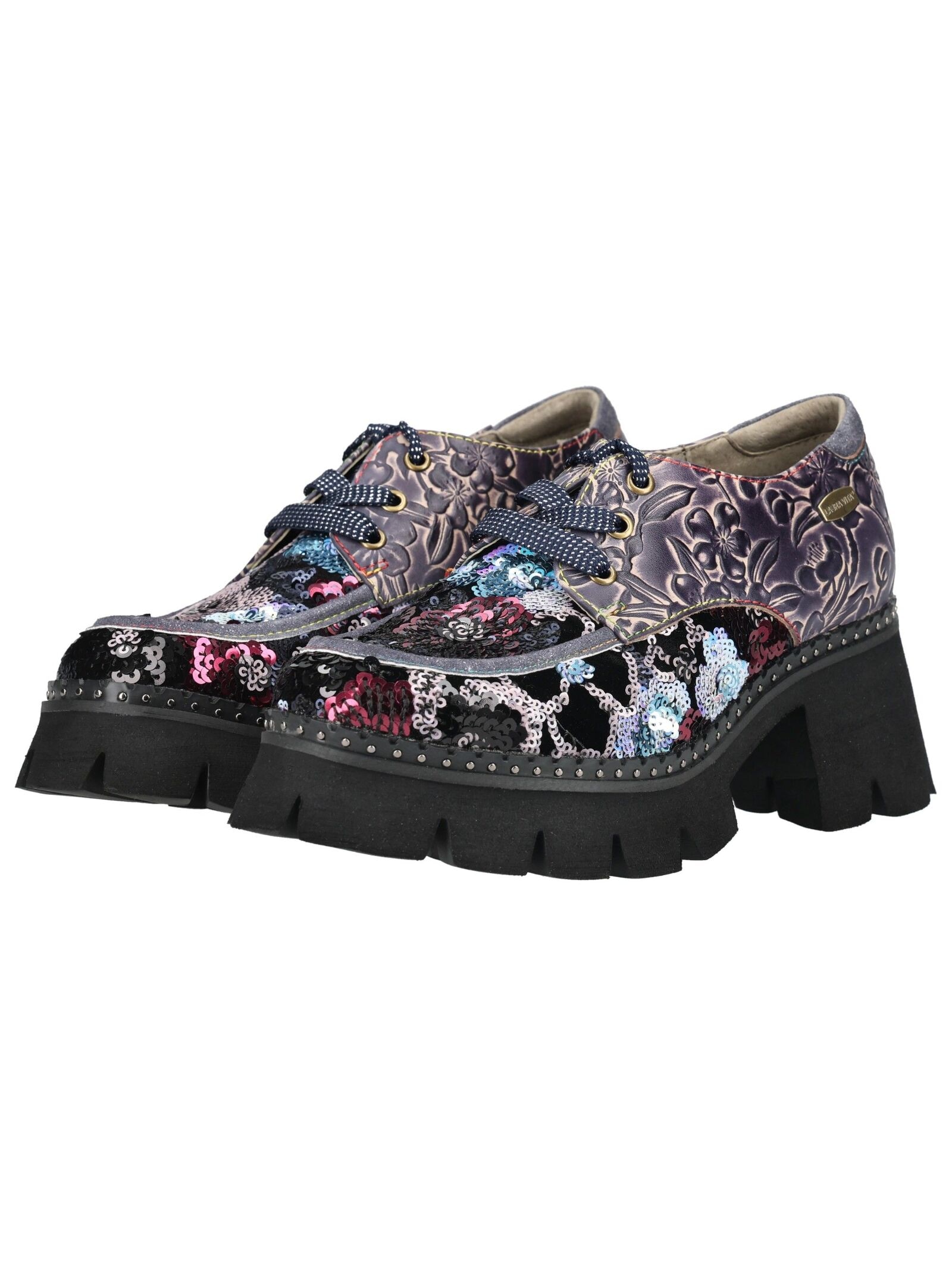 LAURA VITA Schnürschuh »LAURA VITA Halbschuhe Leder/Textil«