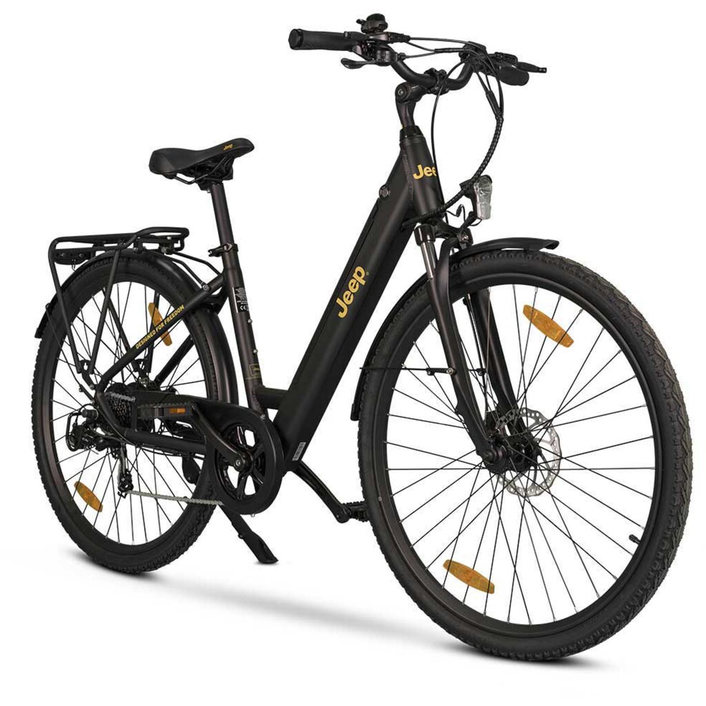 Jeep E-Bikes E-Bike »TLR 7020«, 7 Gang, Heckmotor 250 W, (mit Akku-Ladegerät)