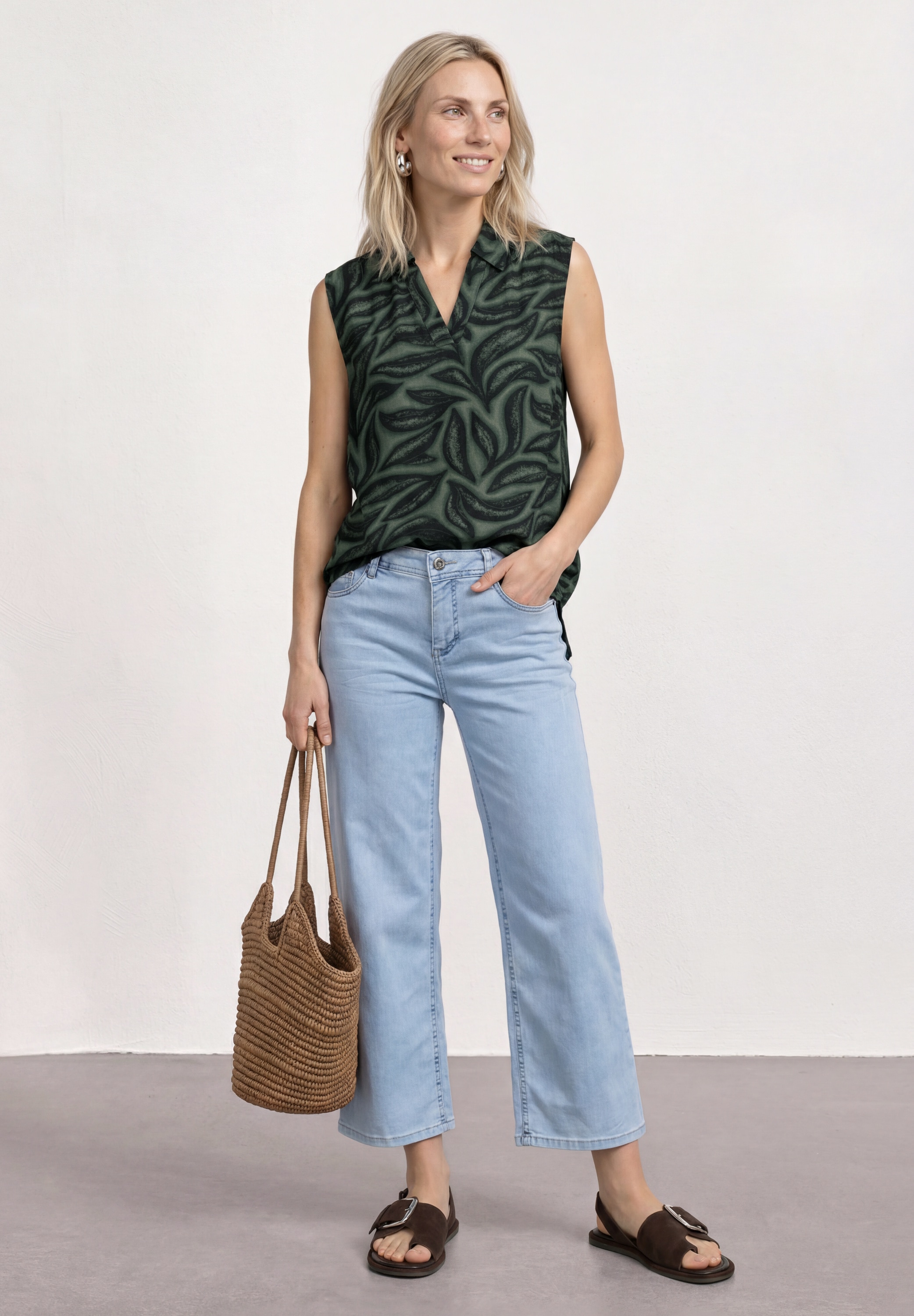 STREET ONE Shirttop aus softer Viskose