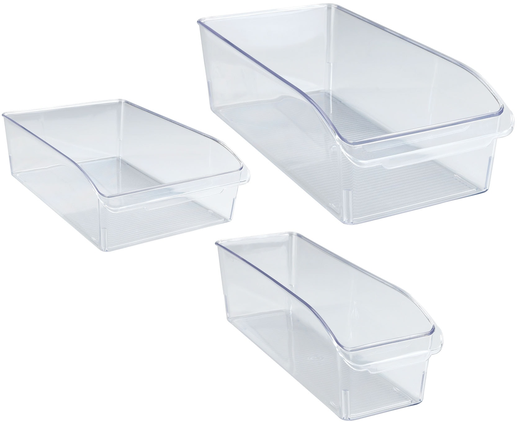 WENKO Aufbewahrungssystem "Kühlschrank-Organizer-Set" Set, 3 Stk. tlg. Boxe günstig online kaufen