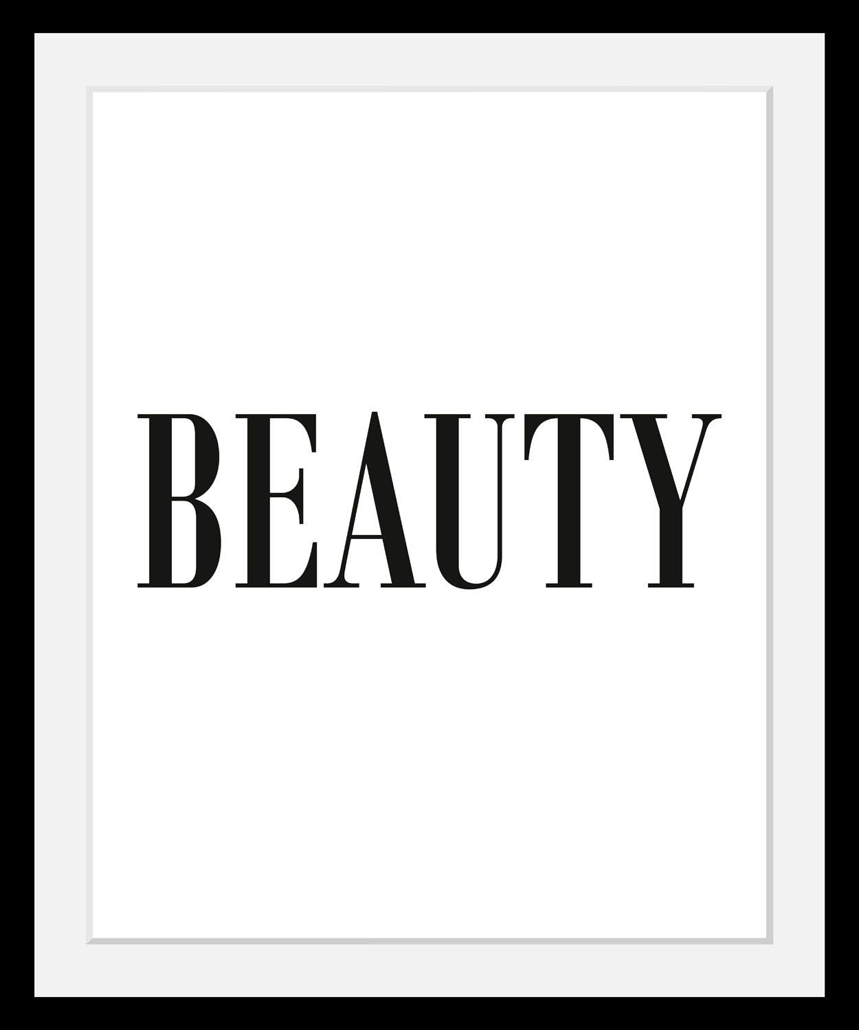 queence Bild "Beauty", in 3 Größen, gerahmt