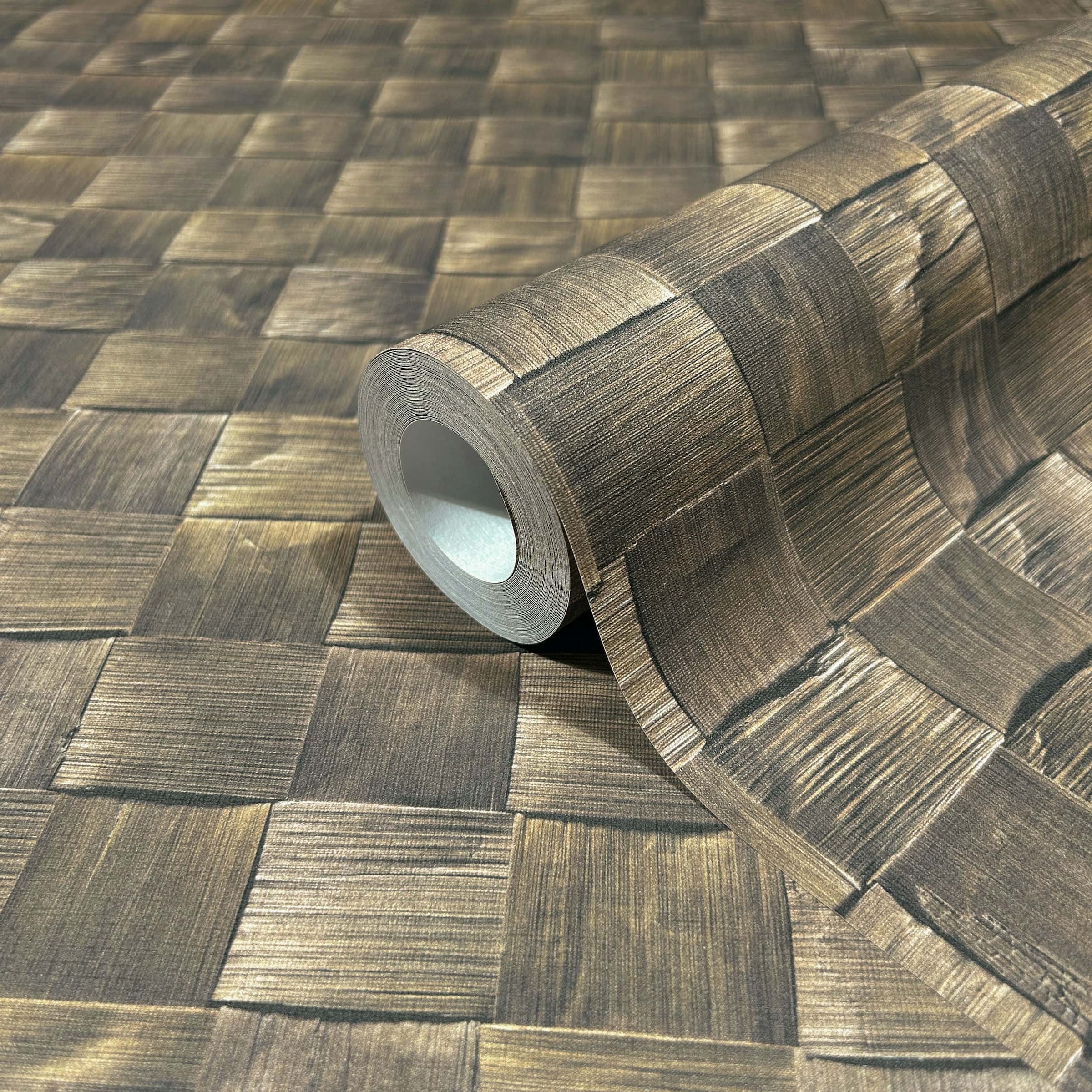 Marburg Vliestapete »Tapete Wooden Panels«, Holz, moderne Vliestapete für Wohnzimmer Schlafzimmer Küche
