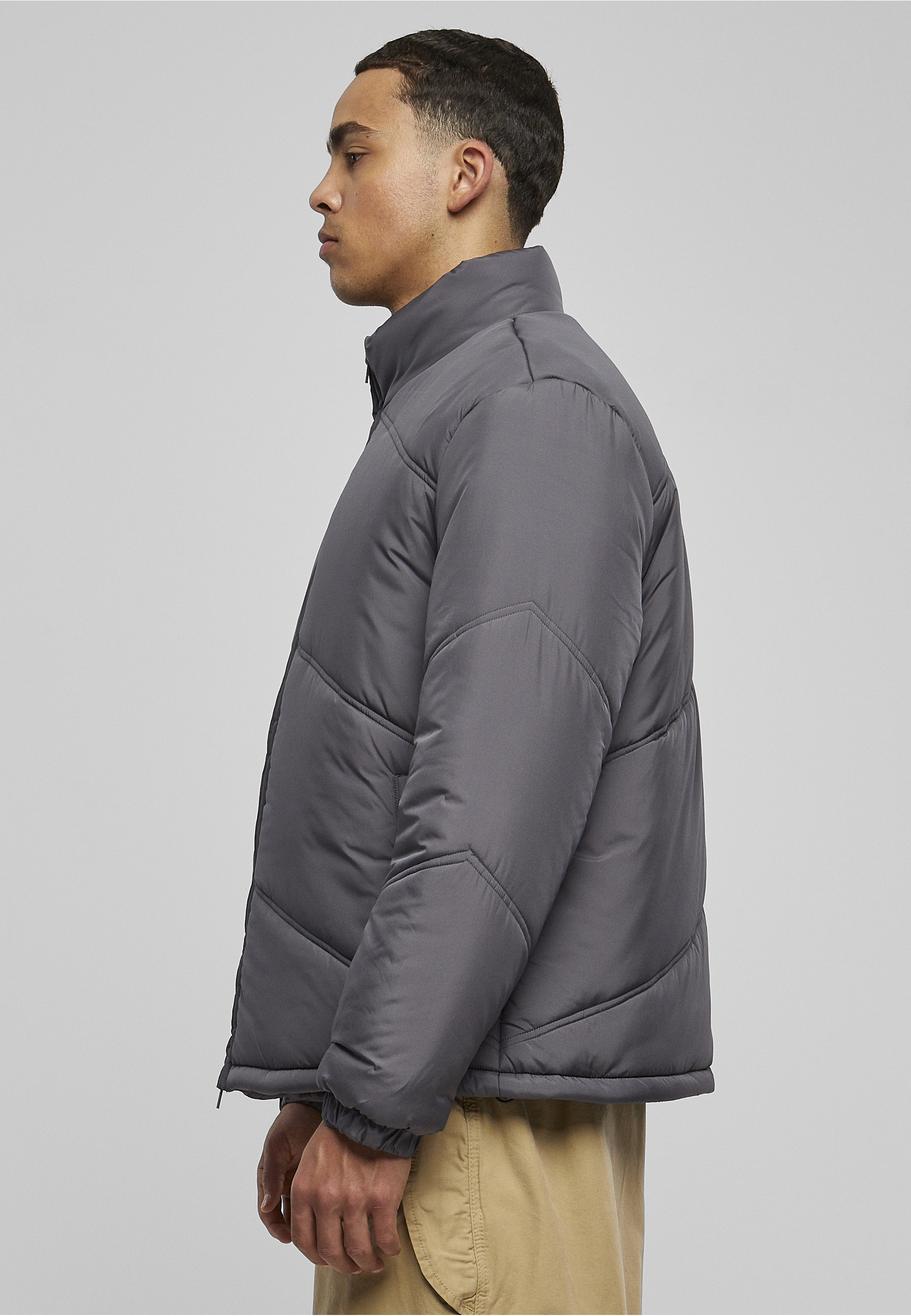 URBAN CLASSICS Allwetterjacke »Urban Classics Herren Arrow Puffer Jacket« 1 Stk. tlg. ohne Kapuze