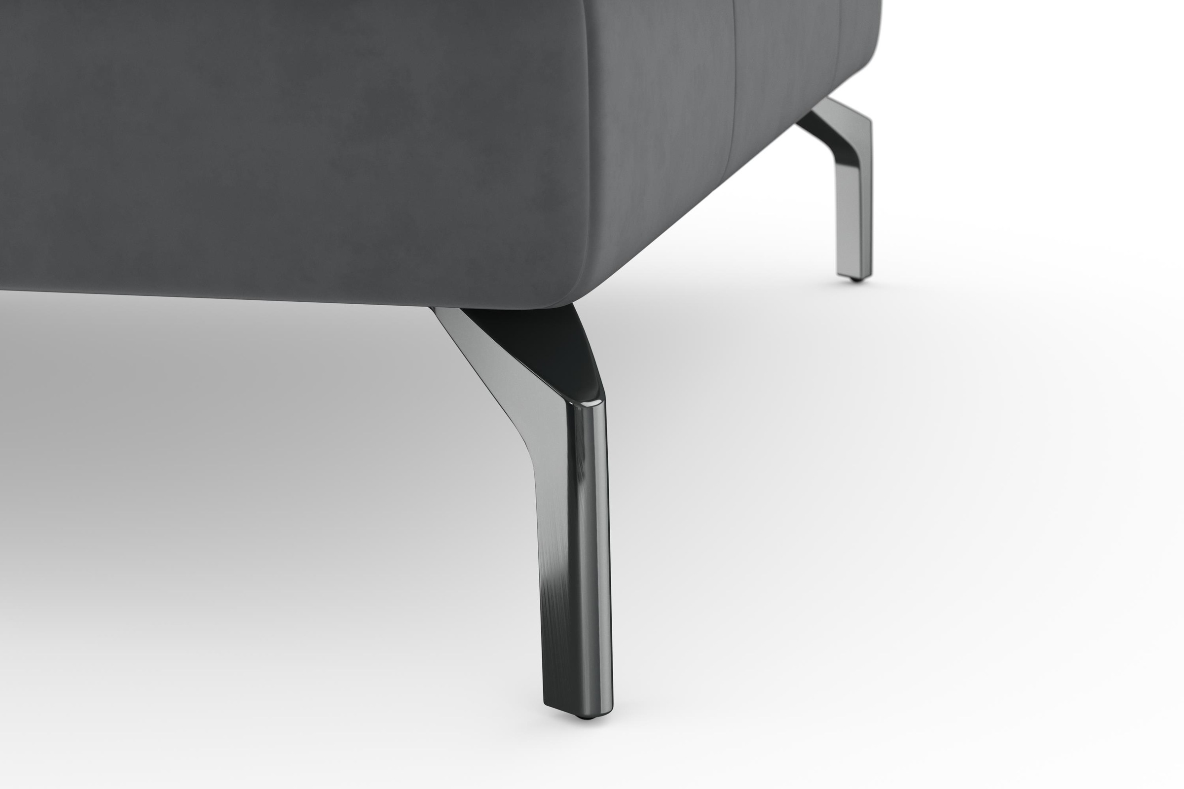 sit&more Wohnlandschaft »Bendigo U-Form«, inklusive Sitztiefenverstellung, Bodenfreiheit 15 cm, in 2 Fußfarben