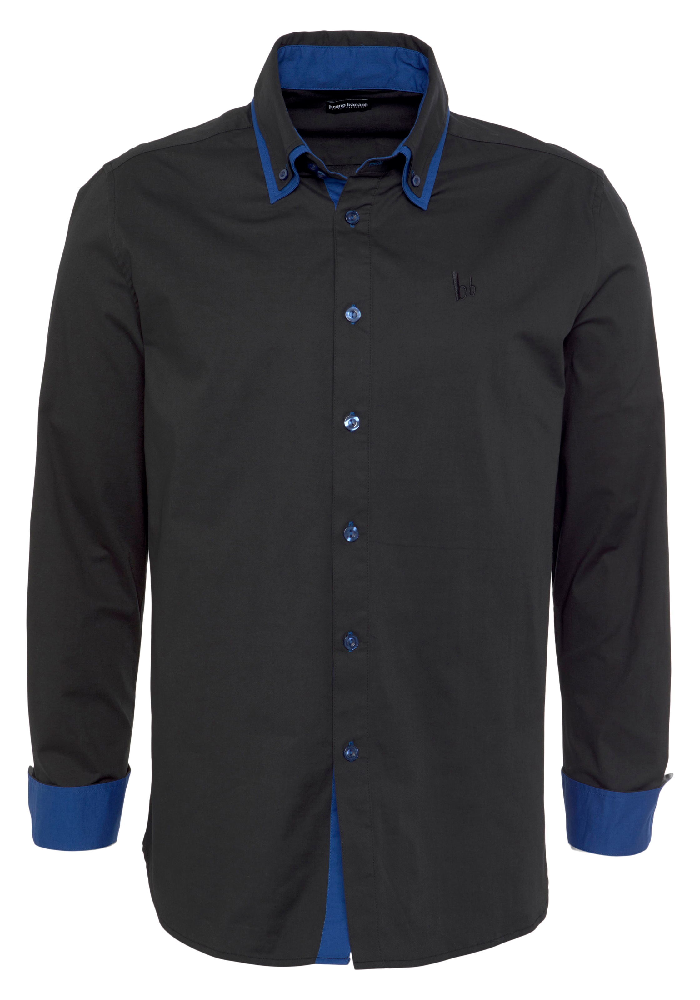 Bruno Banani Langarmhemd »Bruno Banani Button Down Kragen«