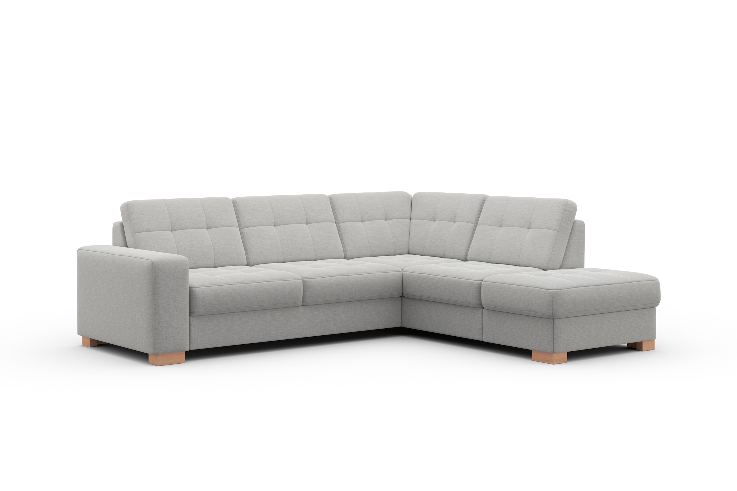 sit&more Ecksofa »Quincy L-Form«, wahlweise mit Bettfunktion und Bettkasten