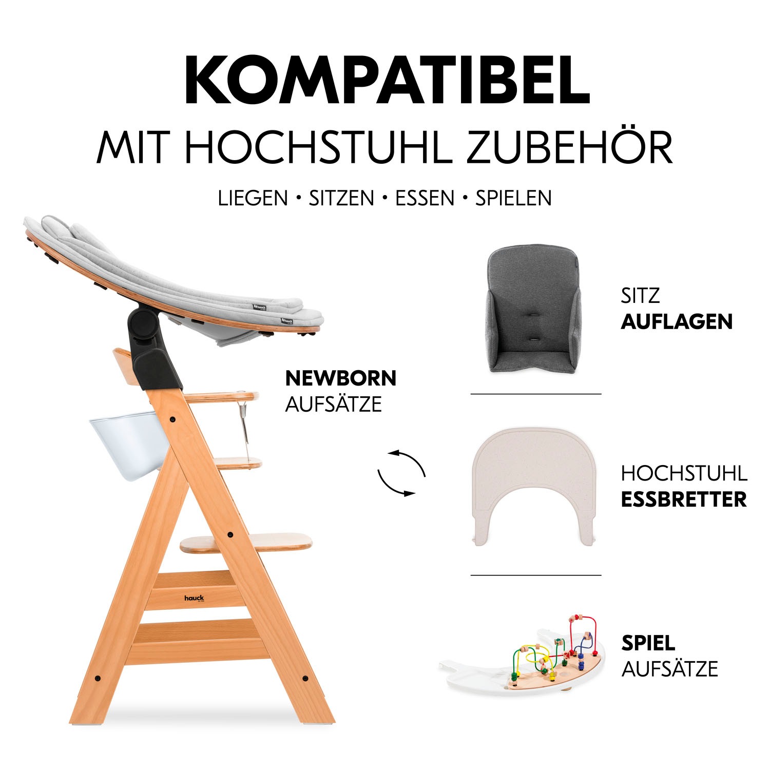 Hauck Aufbewahrungsbox »Highchair Box S, Disney Pooh White«, für Hochstühle