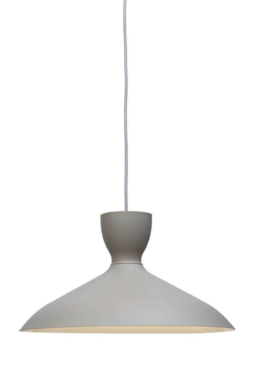 "IT'S ABOUT ROMI Hängeleuchte ""HANOVER"", grau, 1, Ø 40cm H: 22cm, Leuchten, Gutes leselicht, Hängeleuchte"