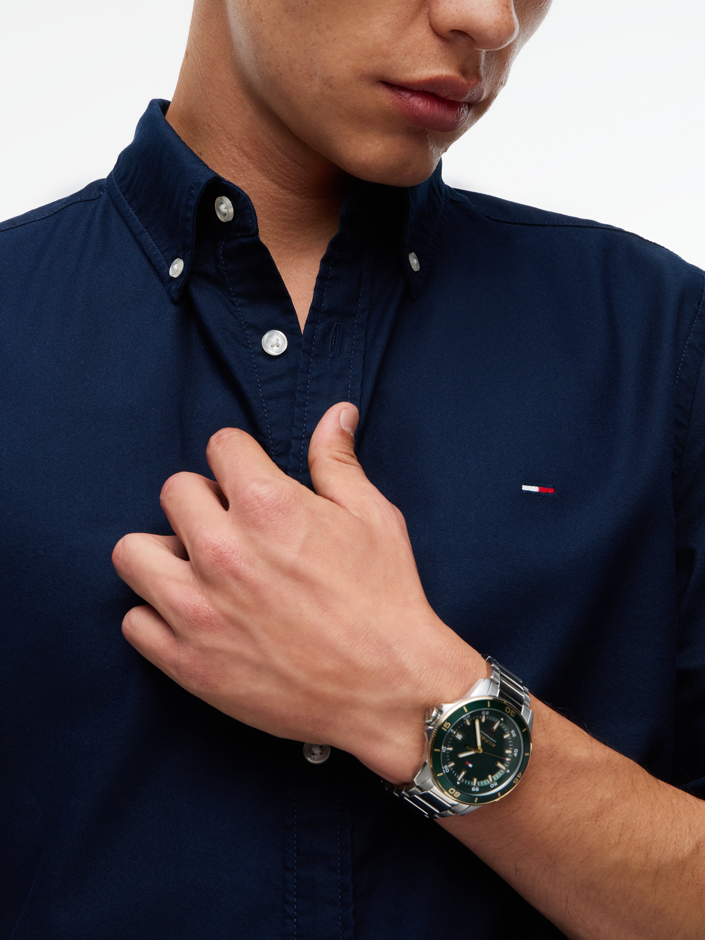Tommy Jeans Langarmhemd »REGULAR OXFORD SHIRT« Regular fit mit Button-Down-Kragen