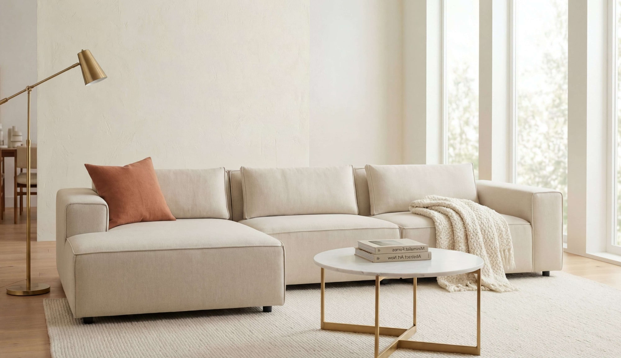 OTTO home Ecksofa "Jorrena, extra weicher Chenille-Stoff" L-Form, 3 Komfortstufen, Breite 346 cm, mit Wellenunterfederung