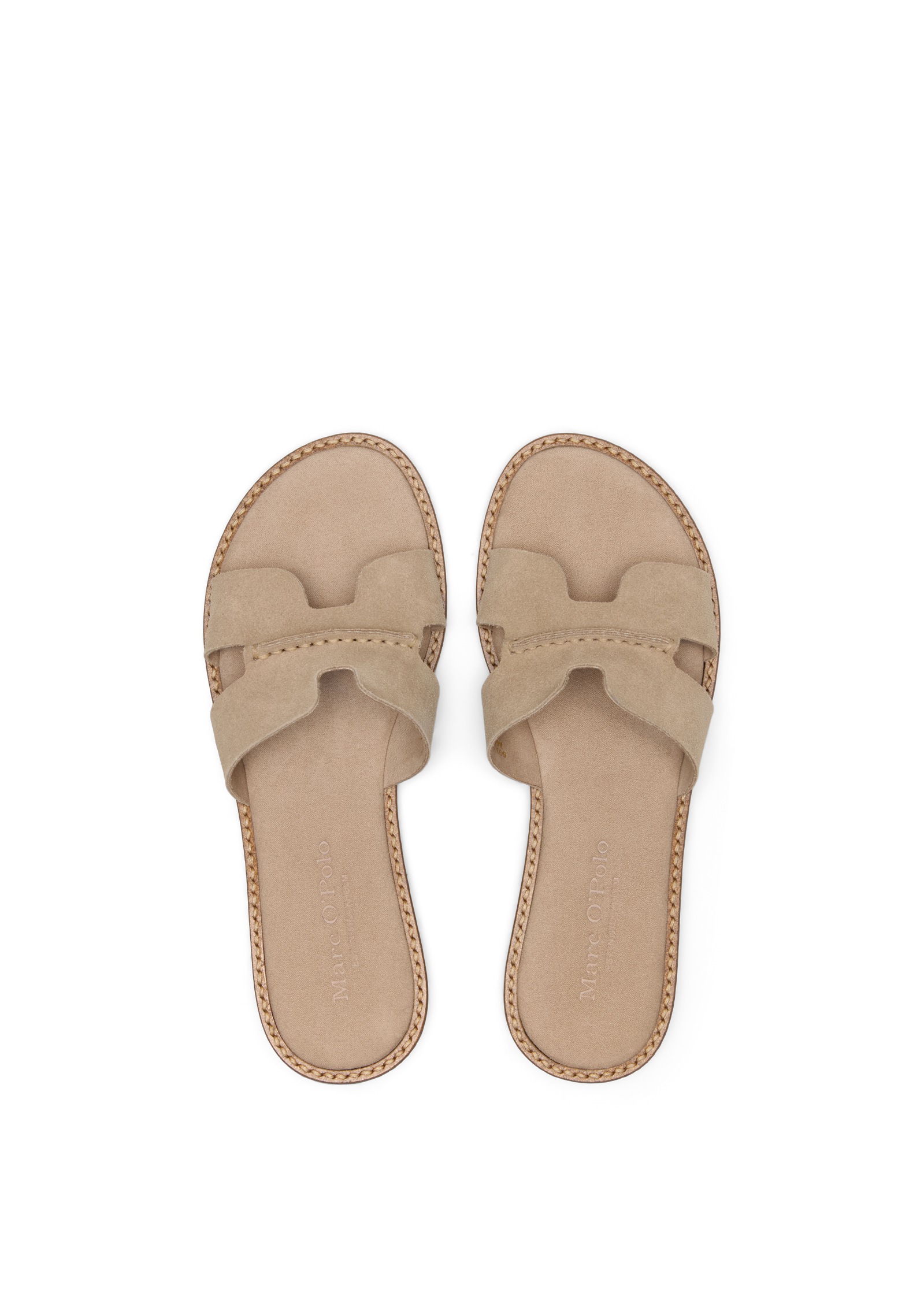 Marc O'Polo Pantolette »Babette«  Sommerschuh, Urlaubsschuh mit kleinem Blockabsatz