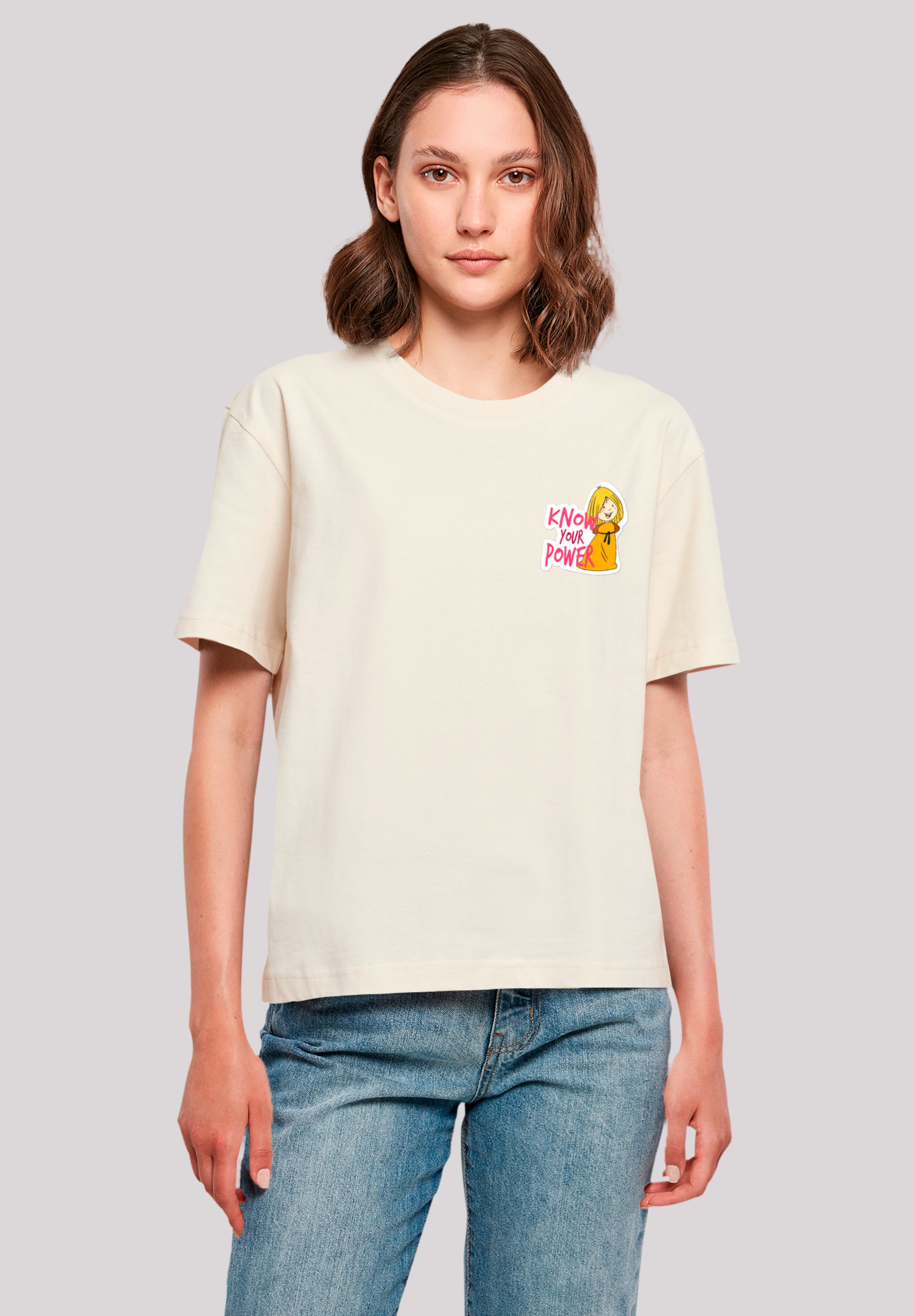 T-Shirt »Wickie Know Your Power«, Nostalgie, Retro Print, Kinderserie
