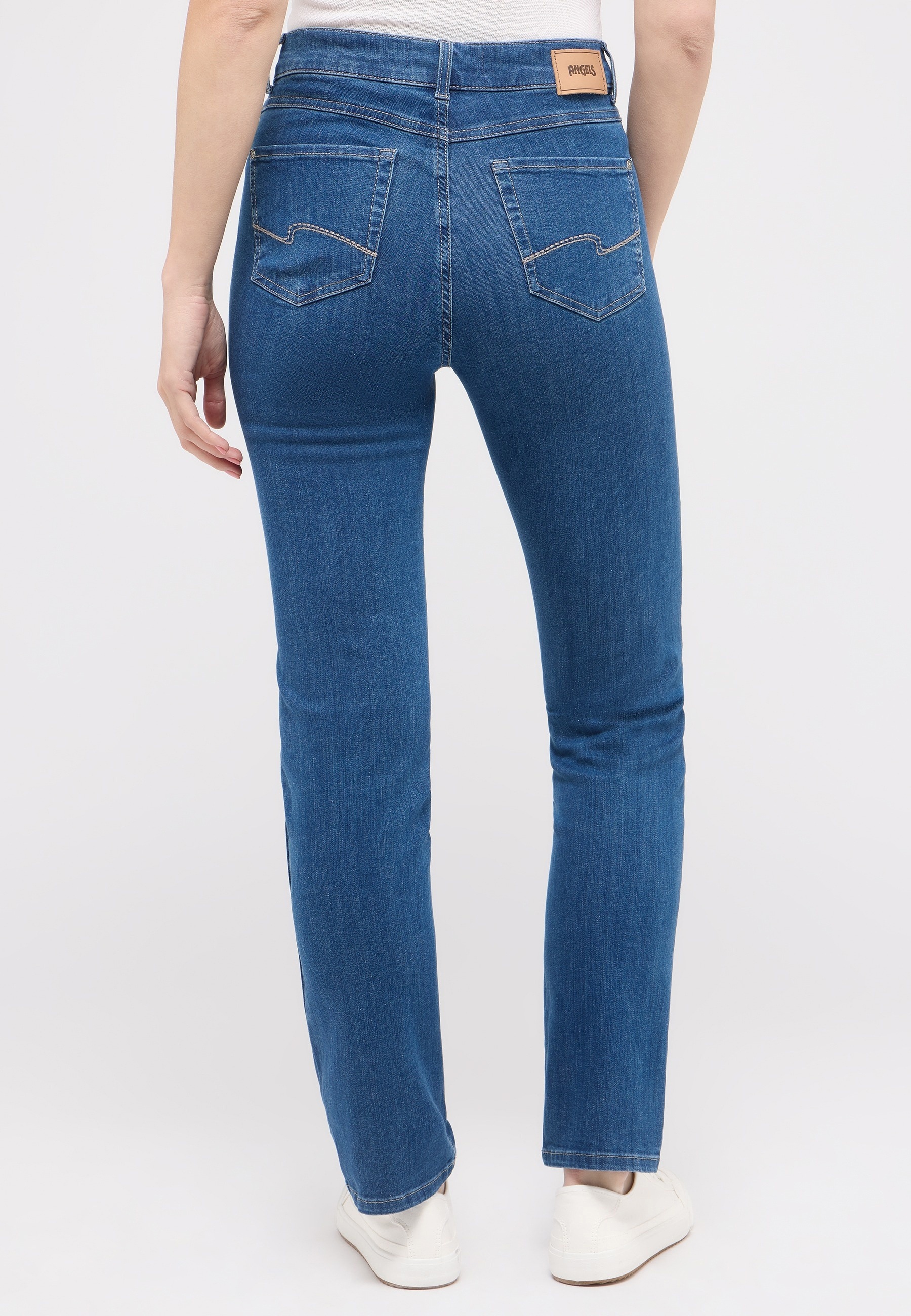 ANGELS Straight-Jeans "CICI" Straight-Schnitt, Slim fit Passform, aus Baumw günstig online kaufen