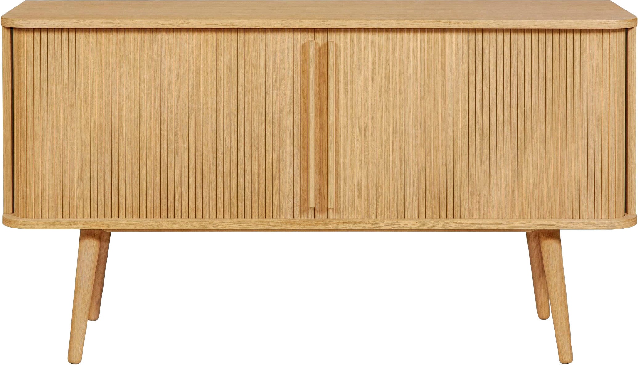 Woodman Sideboard "Rove", Kommode besonderes Design, Breite 138 cm, mit Eichenholzfurnier