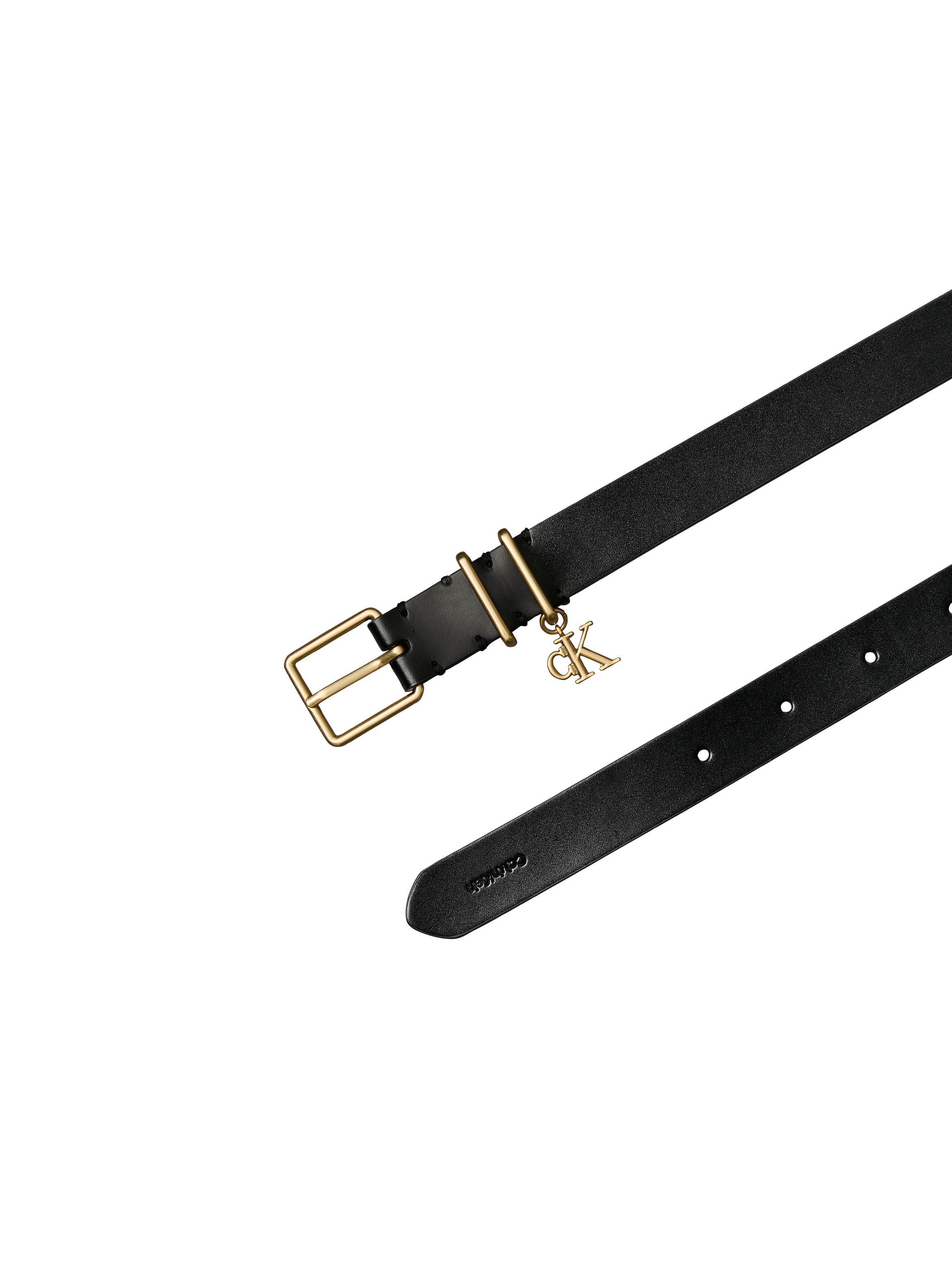 Calvin Klein Ledergürtel »MONOGRAM CHARM  KEEPER BELT 25MM« Regular fit mit Anhänger