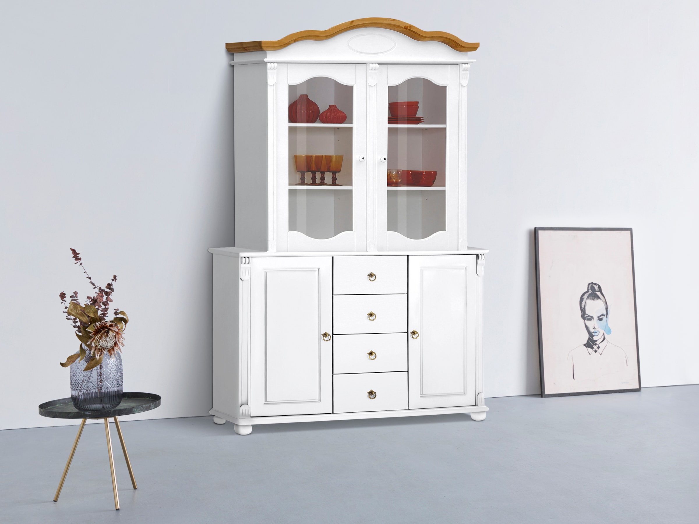 OTTO home Kombikommode "Tessin; Buffetunterschrank, klassischer Landhaussti günstig online kaufen