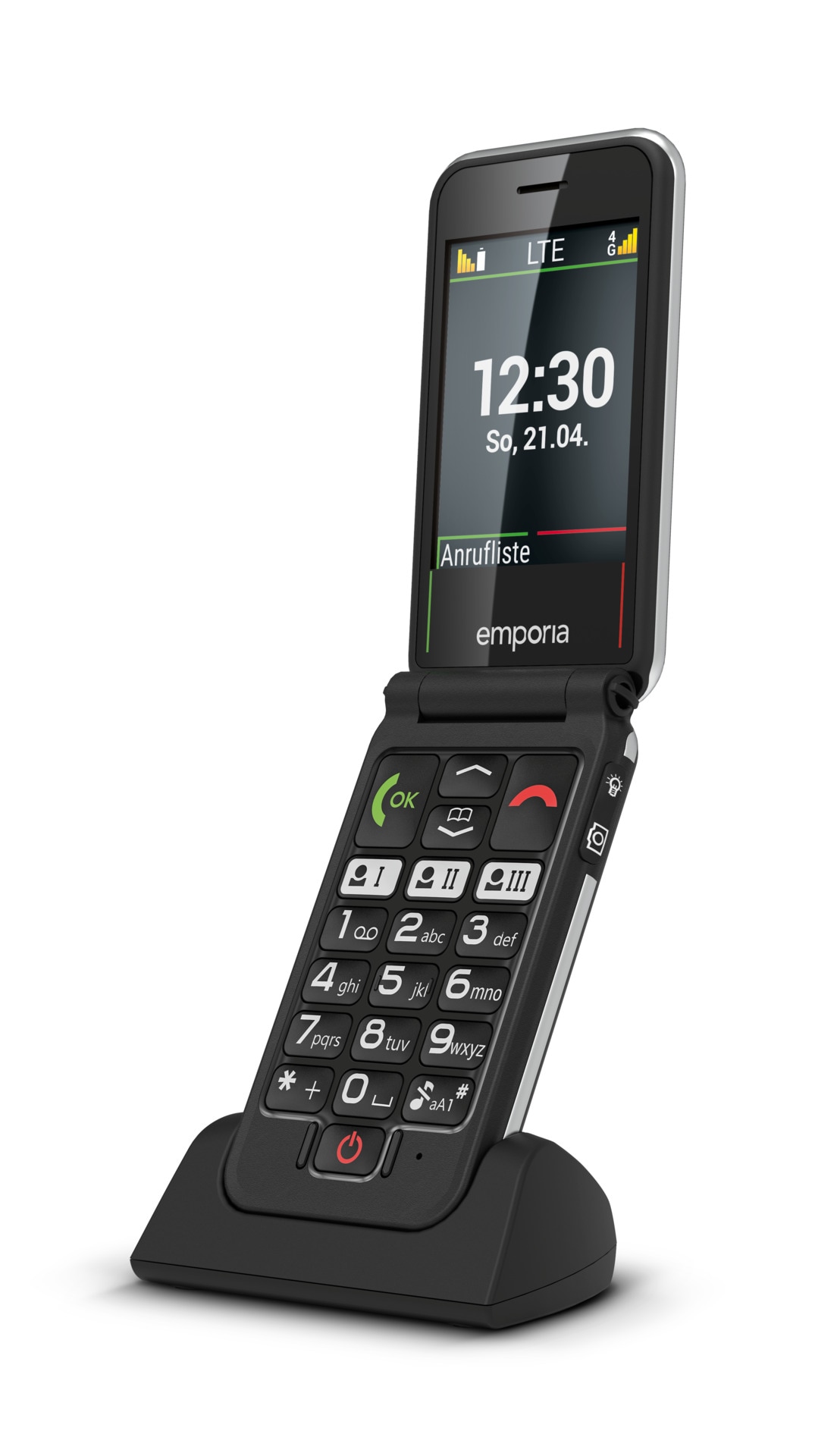 Emporia Klapphandy »emporiaJOY_LTE (2025)«, Schwarz