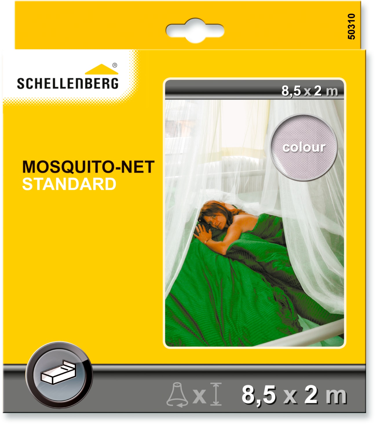 SCHELLENBERG Fliegengitter-Gewebe "Insektenschutz-Vorhang Standard Betthimm günstig online kaufen