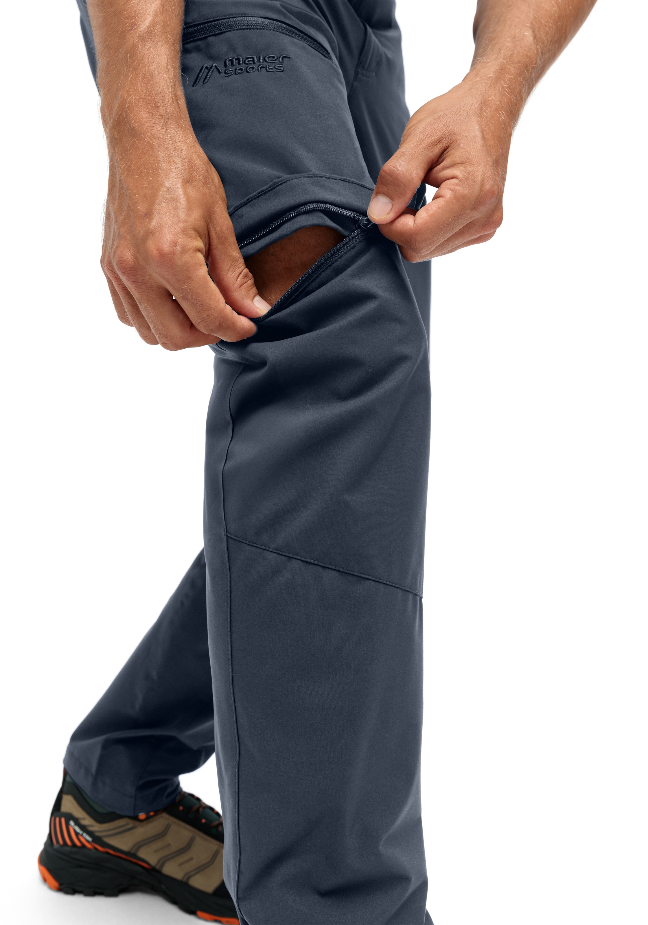 Maier Sports Outdoorhose »Tajo Zip Loop«, Herren Wanderhose, Zip-Off Funktionshose, 4 Taschen, Regular Fit