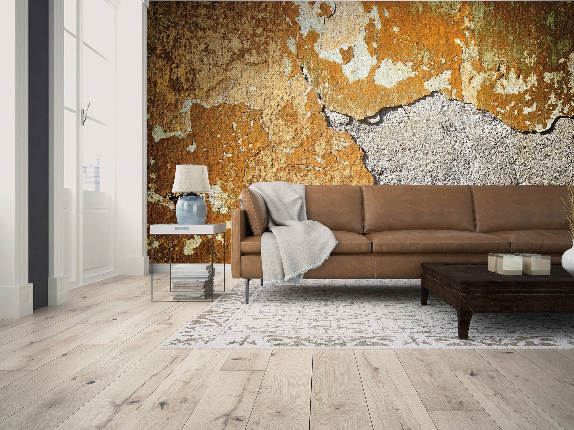 living walls Fototapete »Designwalls Concrete Old«, Vlies, Wand, Schräge, Decke