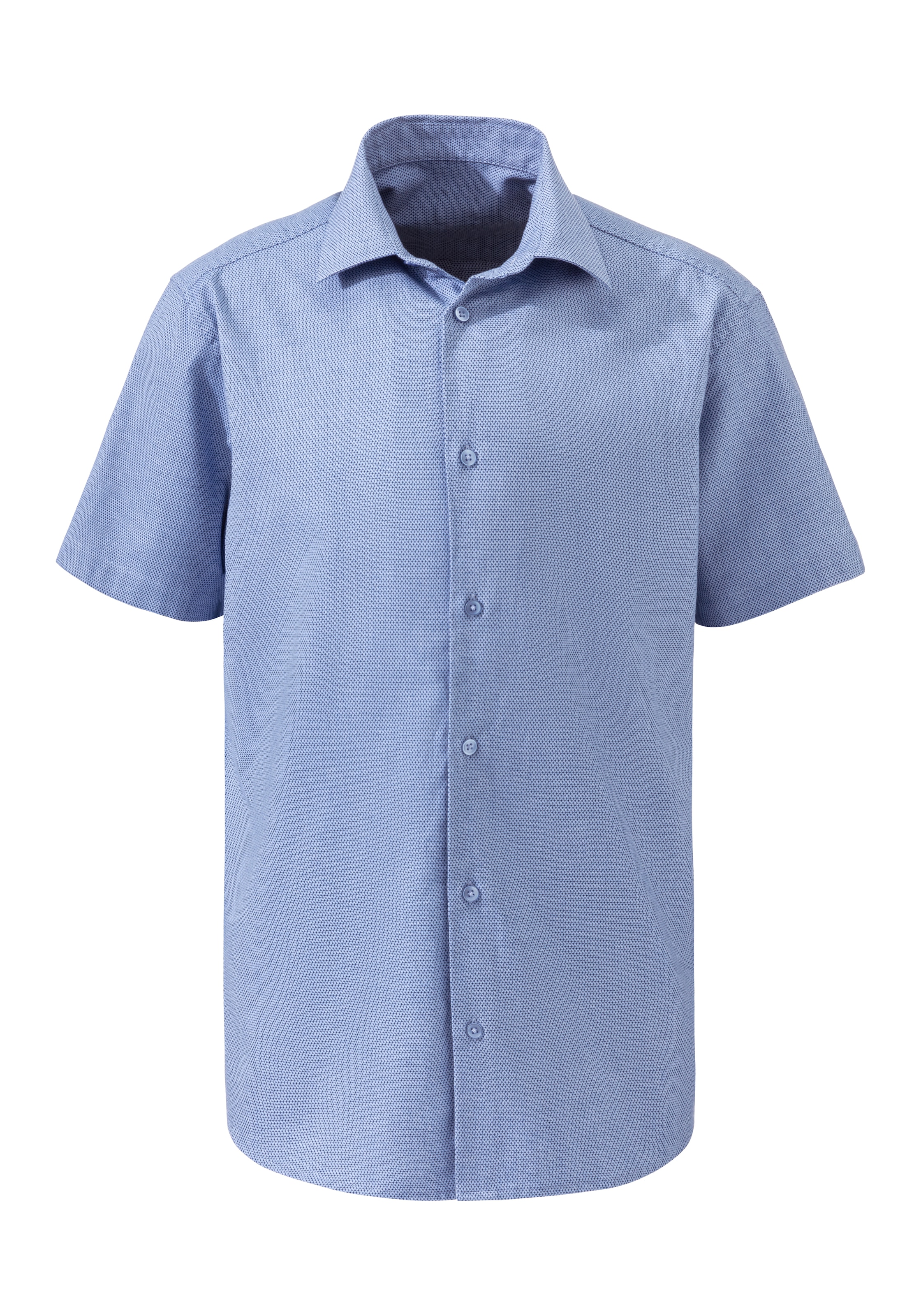 H.I.S Kurzarmhemd »Regular-fit«, elastisches Jaquard-Kurzarmhemd
