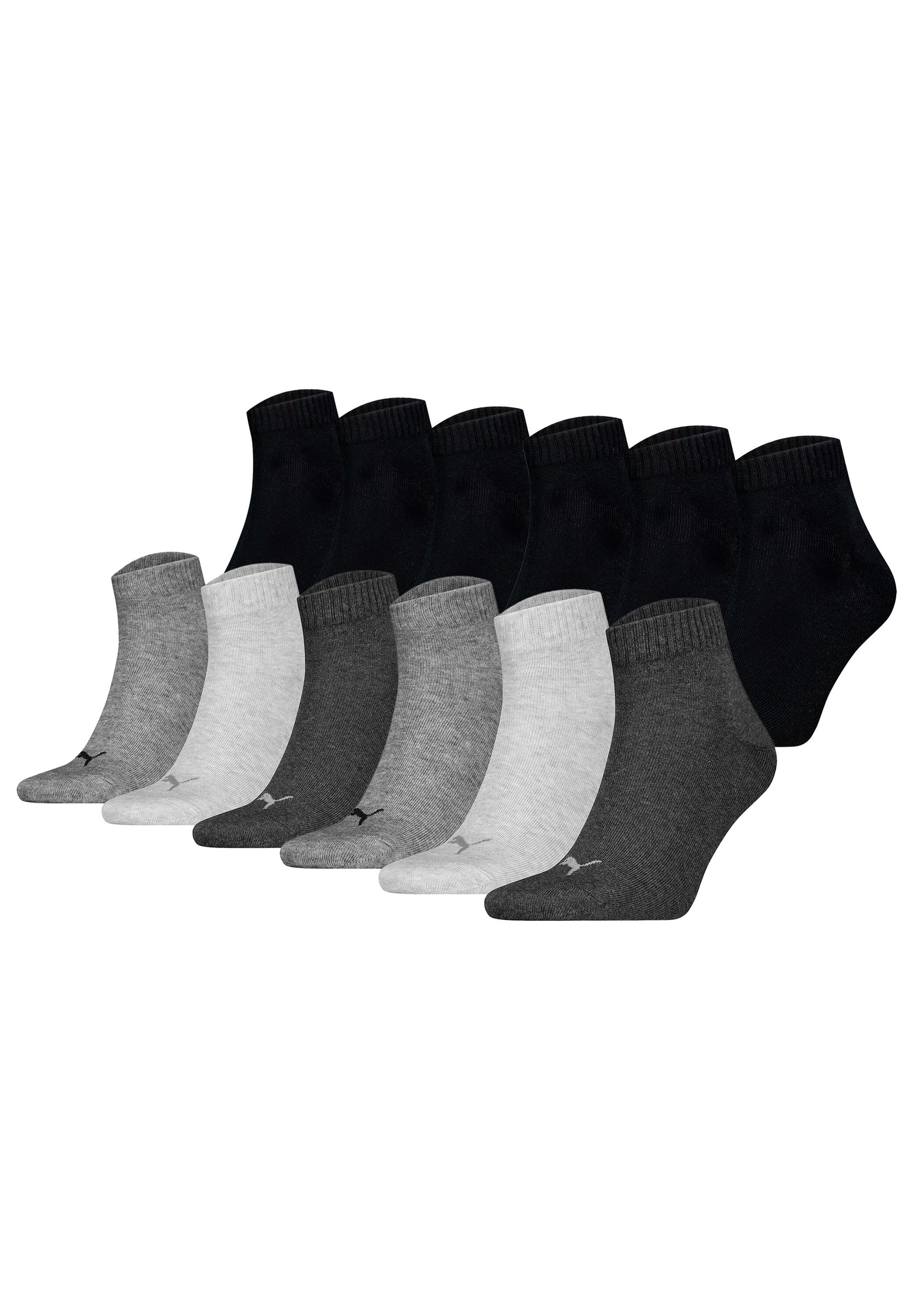 PUMA Kurzsocken "Socken Quarter Plain ECOM 12P 12er Pack" 12 Paar tlg.