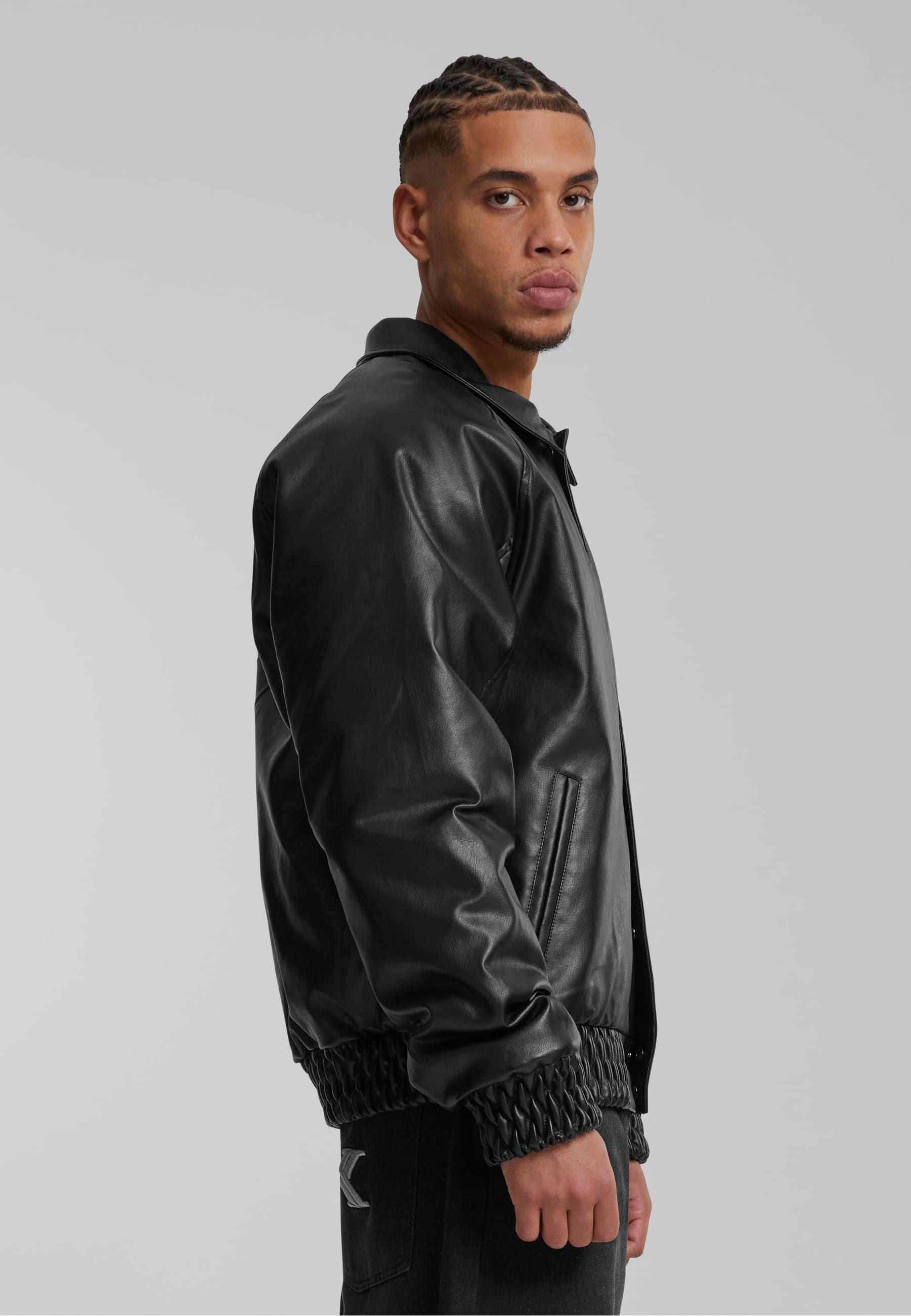 Karl Kani Collegejacke »Karl Kani Kani Star Full Pu College Jacket«, (1 St.), ohne Kapuze