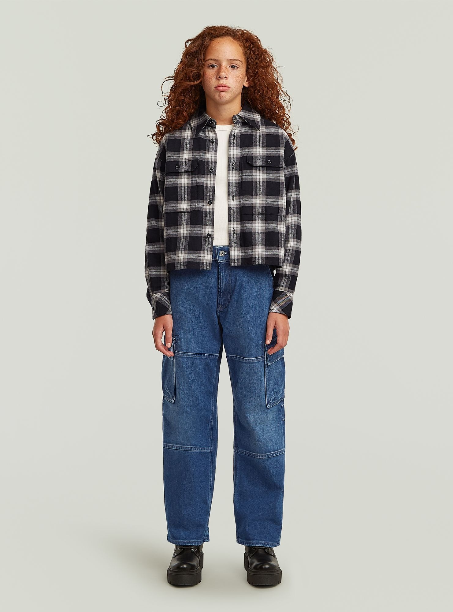 G-STAR 5-Pocket-Jeans »Girls Bowey Extreme Cargo Loose Jeans«