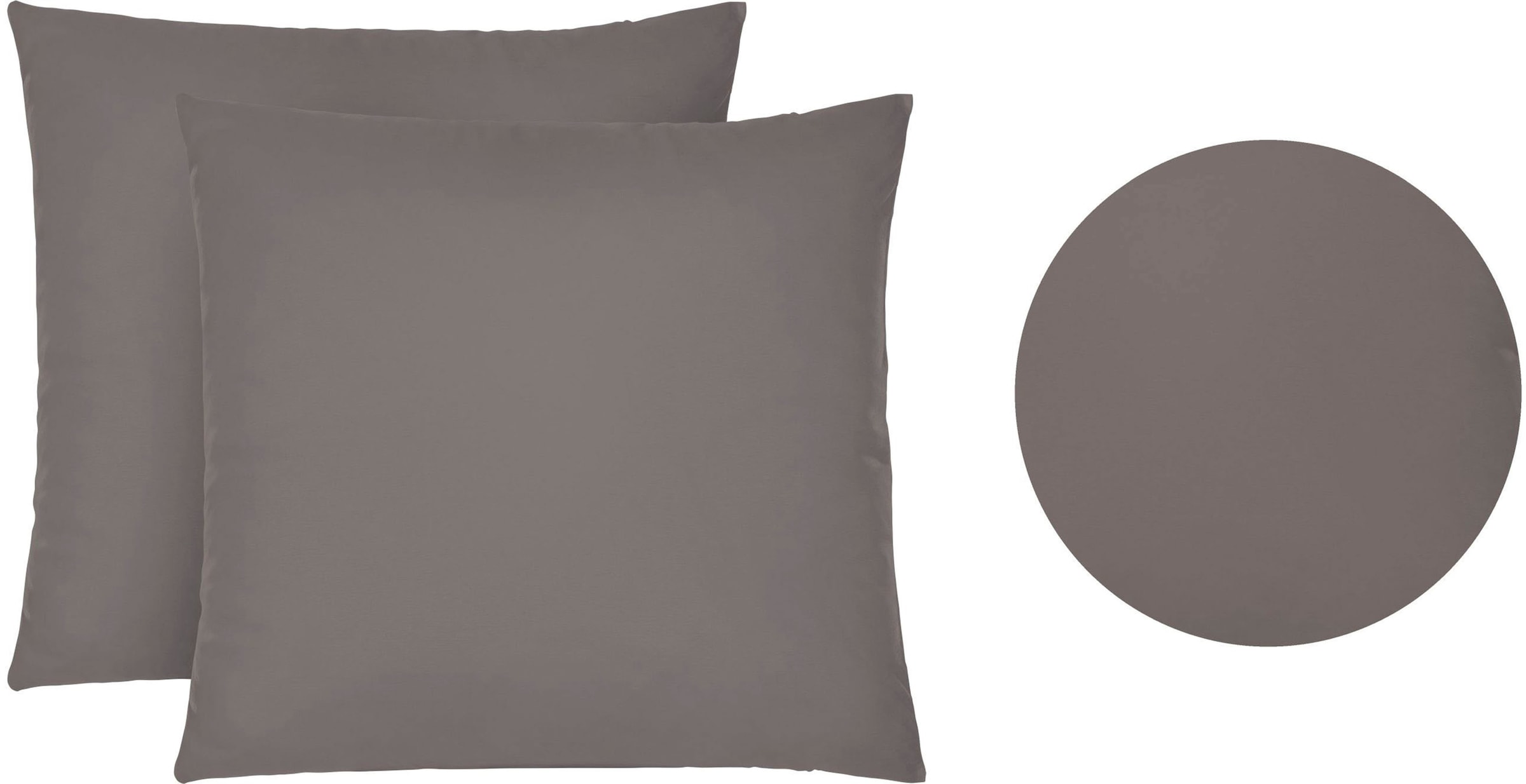 Biberna Kissenbezug »Michi«, (2 Stück), verschiedene Größen, OEKO-TEX® zertifiziert