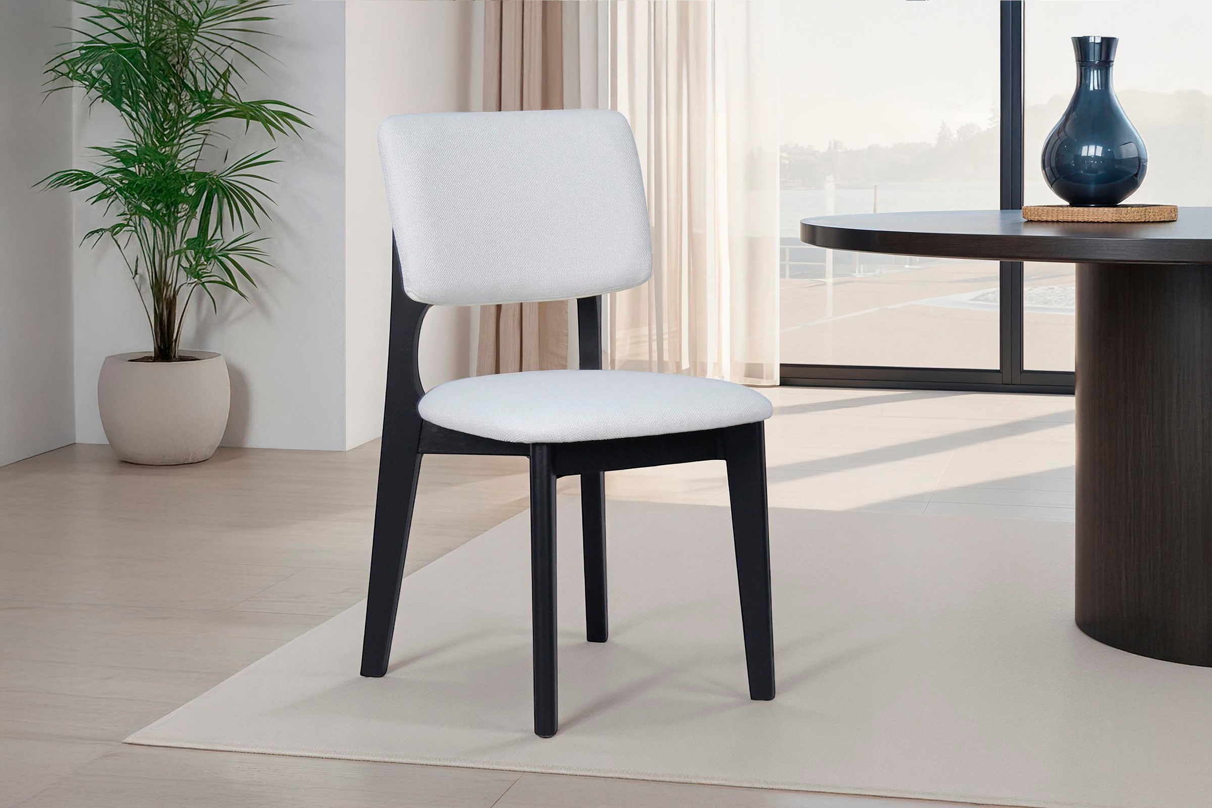 byLIVING Esszimmerstuhl "Elsa" (Set) 2 Stk. Webstoff modern gemütlicher Mas günstig online kaufen