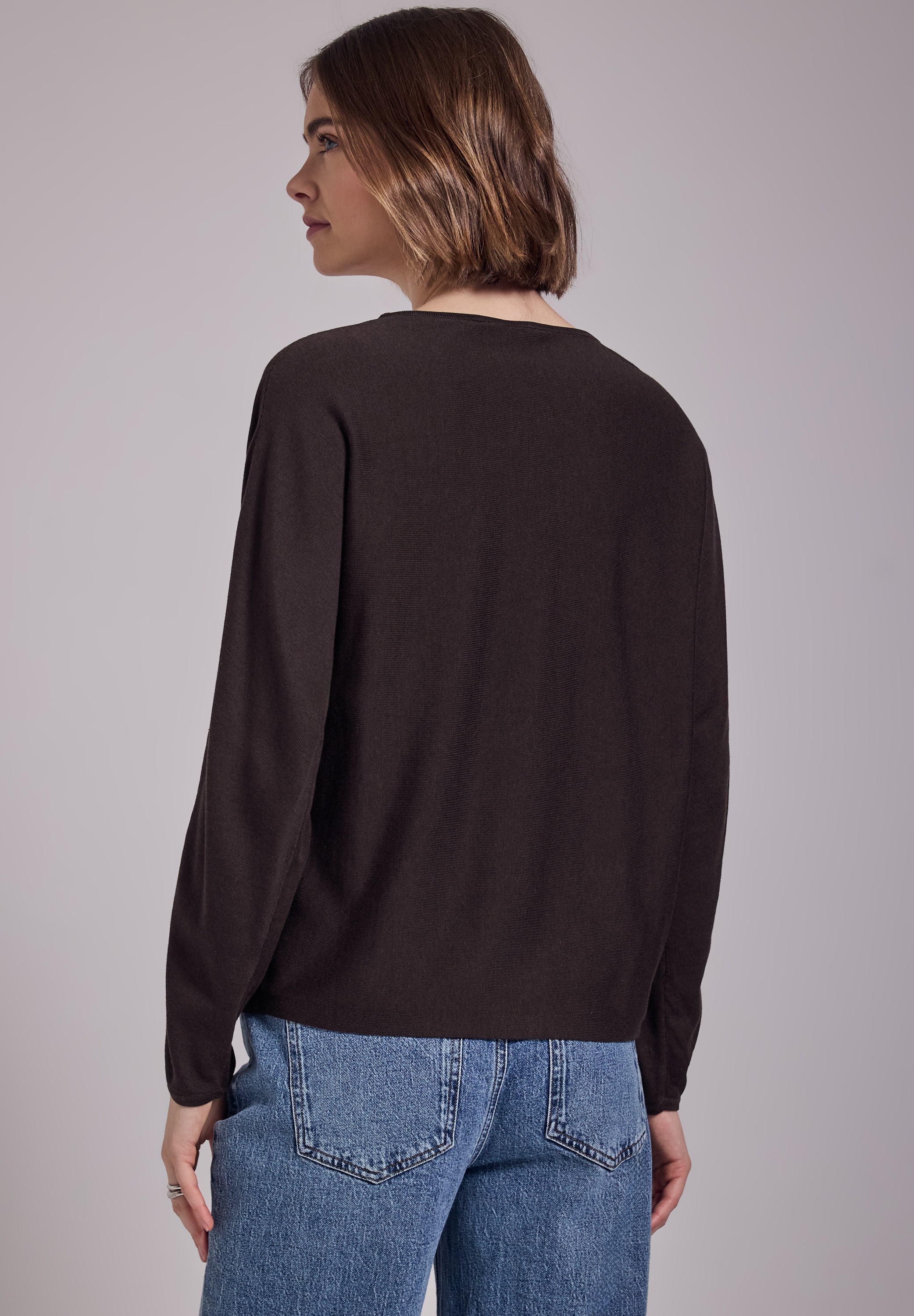 STREET ONE STUDIO Strickpullover, aus softem Materialmix günstig online kaufen