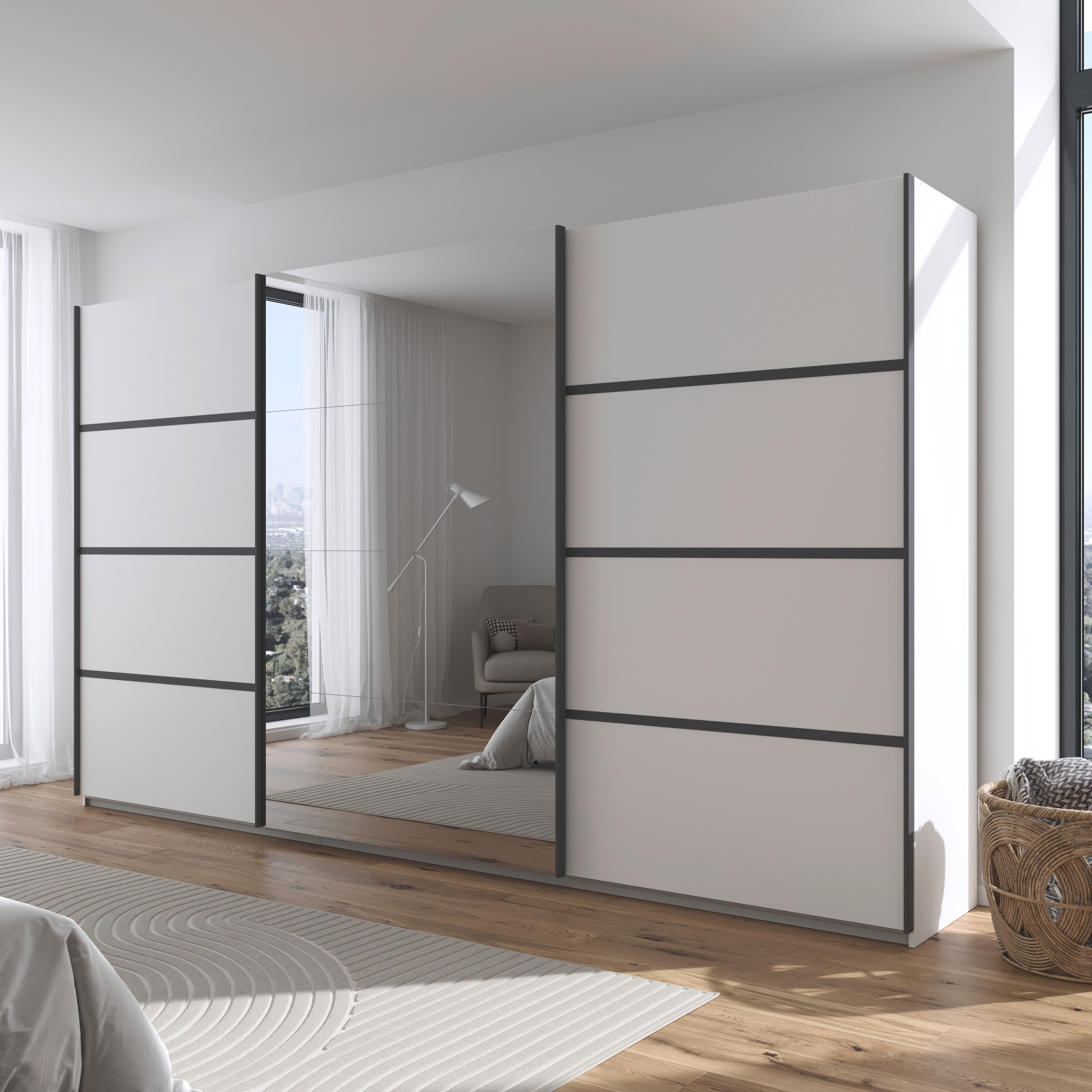 rauch Kleiderschrank "Schwebetürenschrank Garderobe Schrank TOP ANGEBOT Avo günstig online kaufen