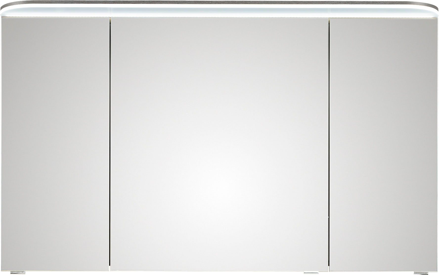 Saphir Badmöbel-Set »Balto Sprint 3-teilig, Mineralmarmor-Waschtisch mit LED-Spiegelschrank«, (4 St.), Badezimmer Set mit Midischrank inkl Türdämpfer, 4 Türen, 4 Schubladen